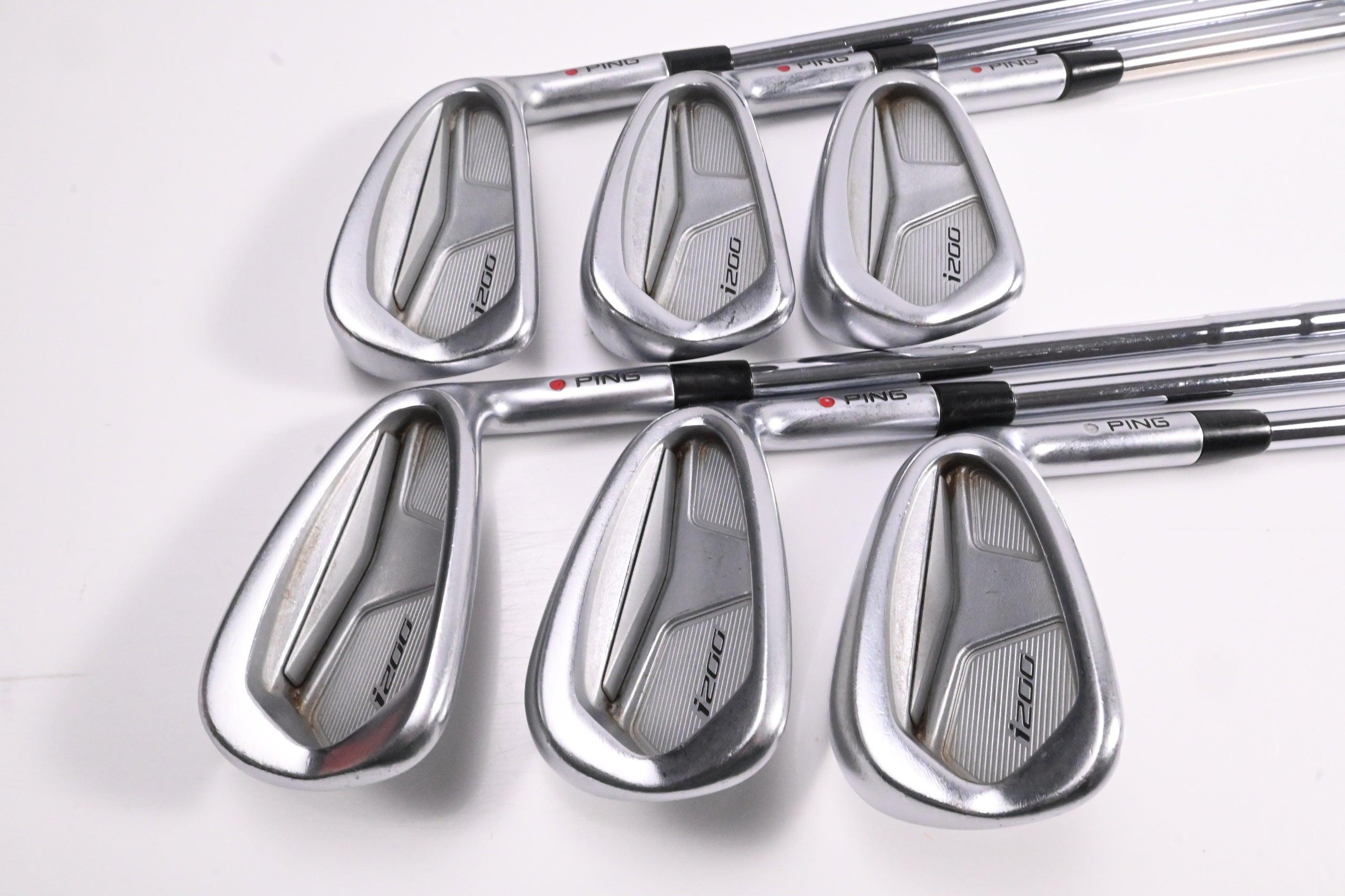 Ping i200 Irons / 5-PW / Red Dot / Regular Flex KBS Tour 110 Shafts