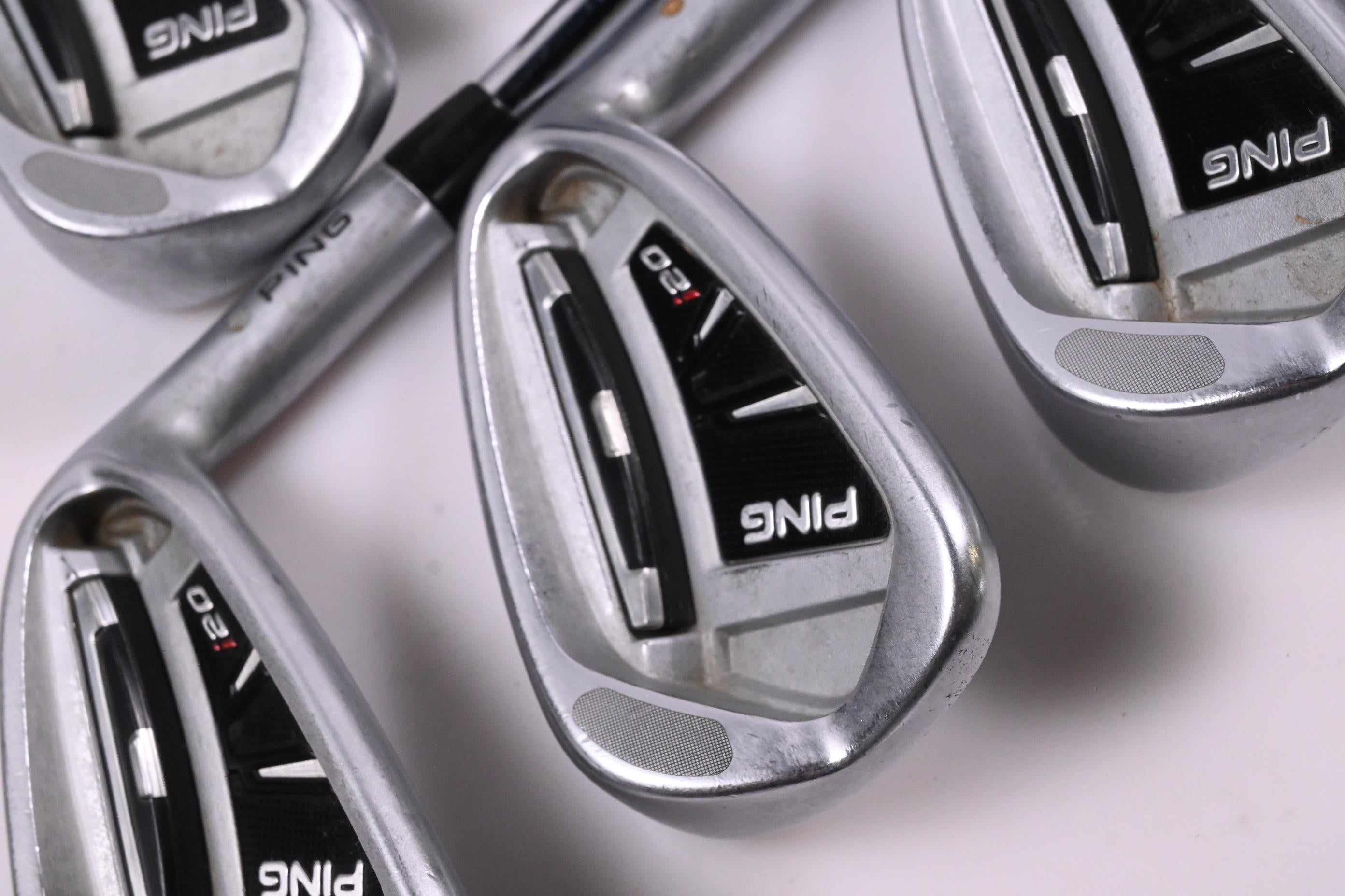 Ping i20 Irons / 4-PW / White Dot / Stiff Flex Ping CFS Shafts