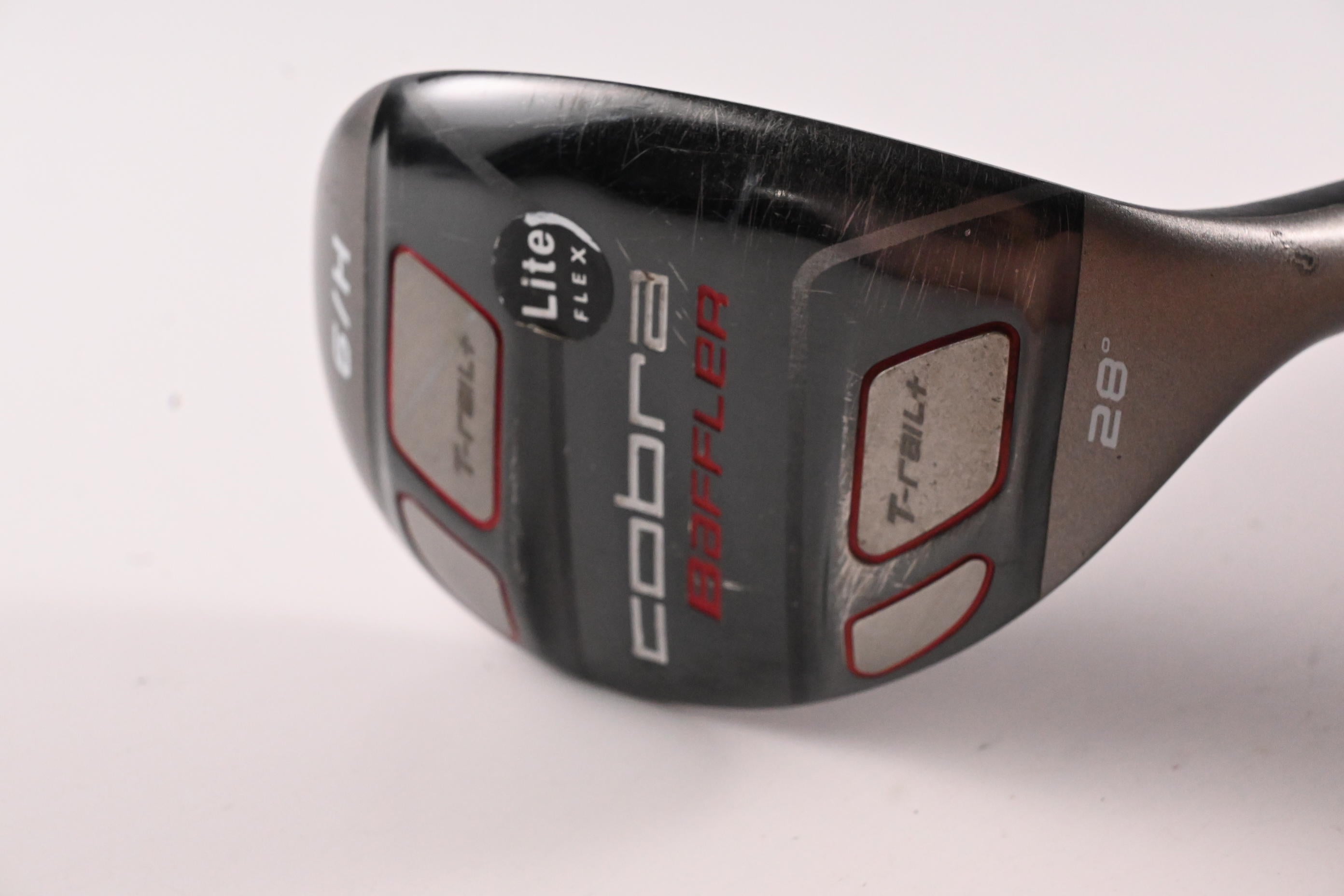 Cobra Baffler Red #6 Hybrid / 28 Degree / Senior Flex Graphite Design 65 Shaft