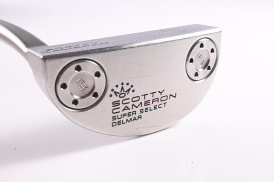 Left Hand Scotty Cameron Super Select Del Mar Putter / 34 Inch