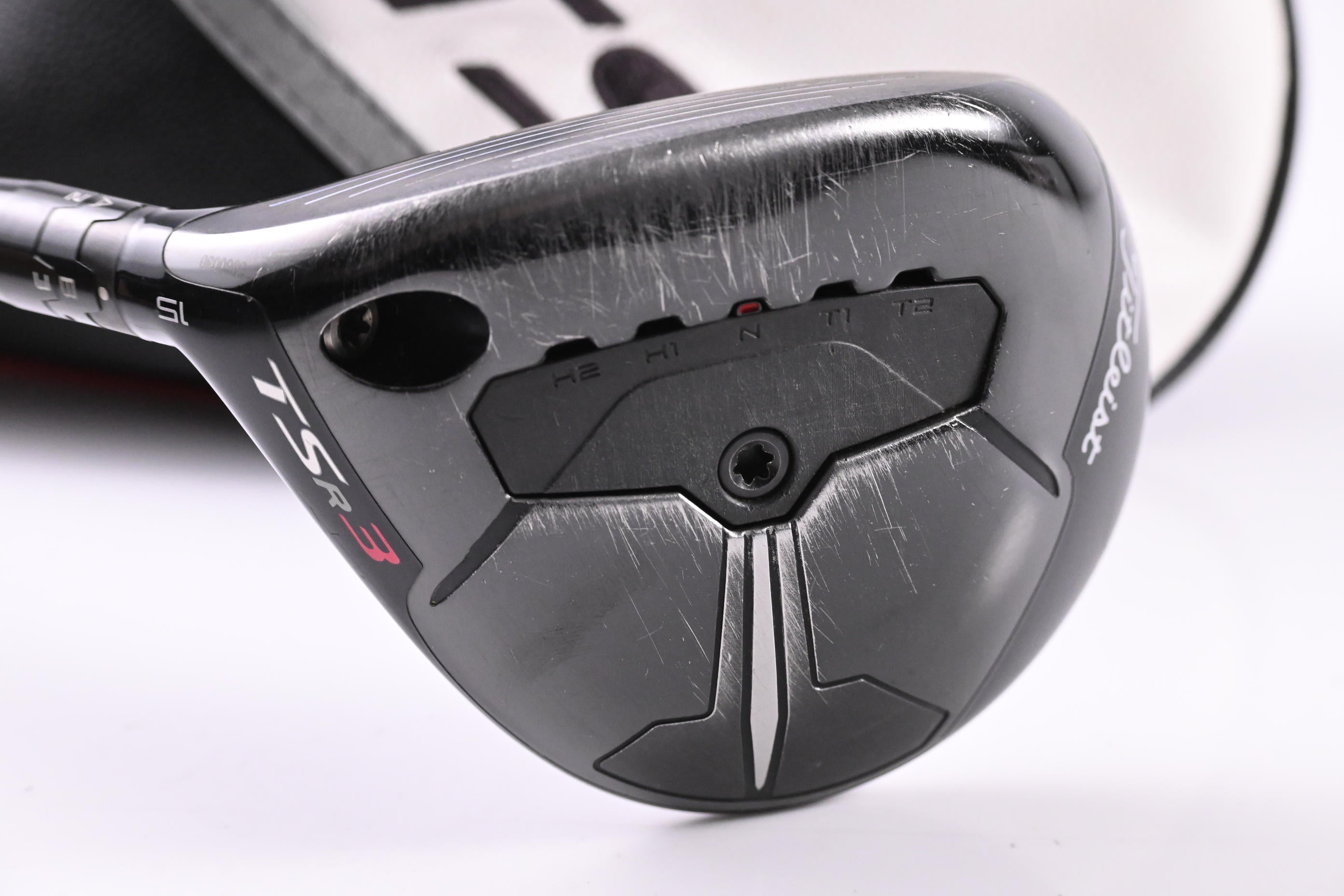 Left Hand Titleist TSR3 #3 Wood / 15 Degree / Stiff Flex Tensei AV Blue 65 Shaft