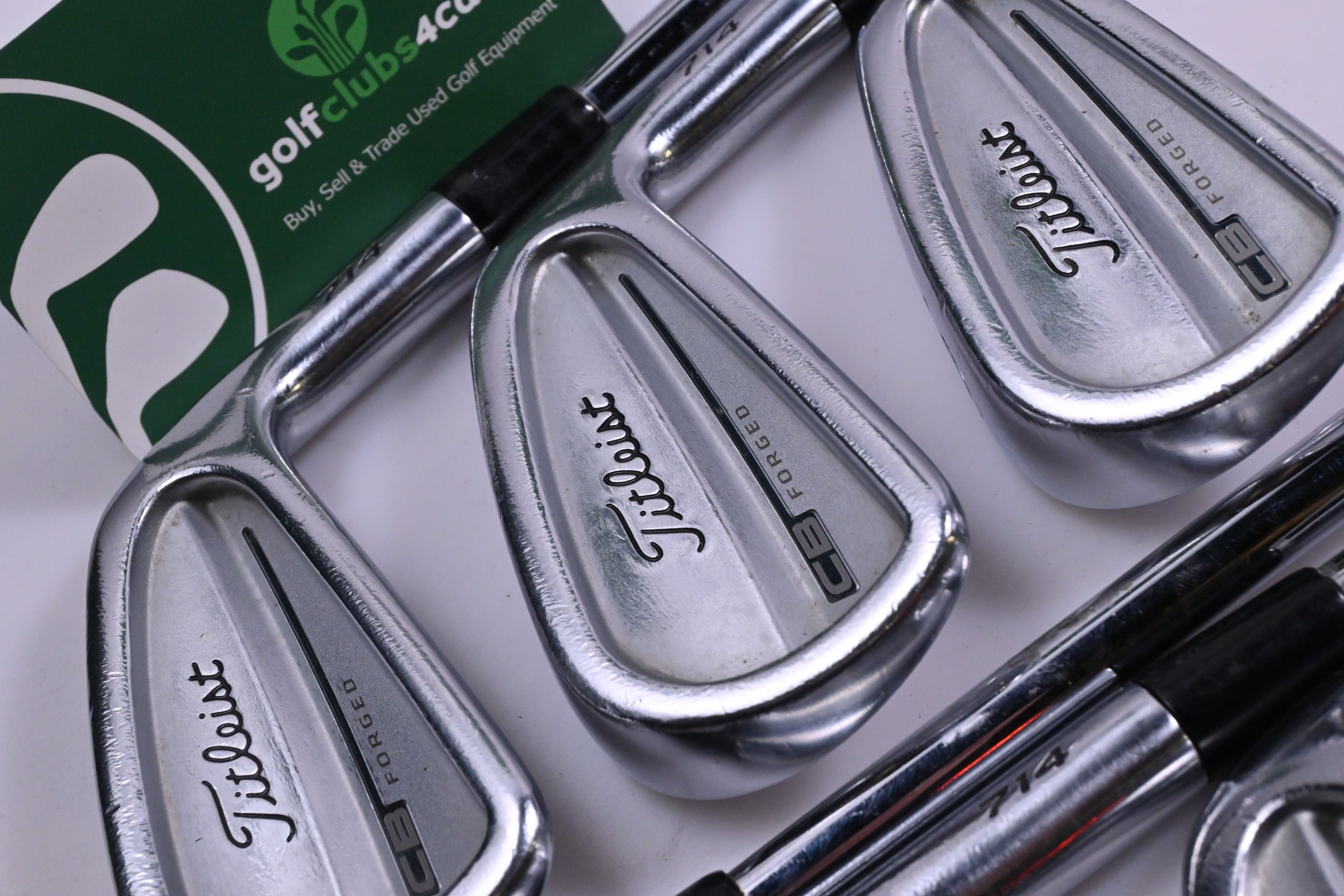 Titleist 714 CB Irons / 4-PW / Stiff Flex Dynamic Gold S300 Shafts