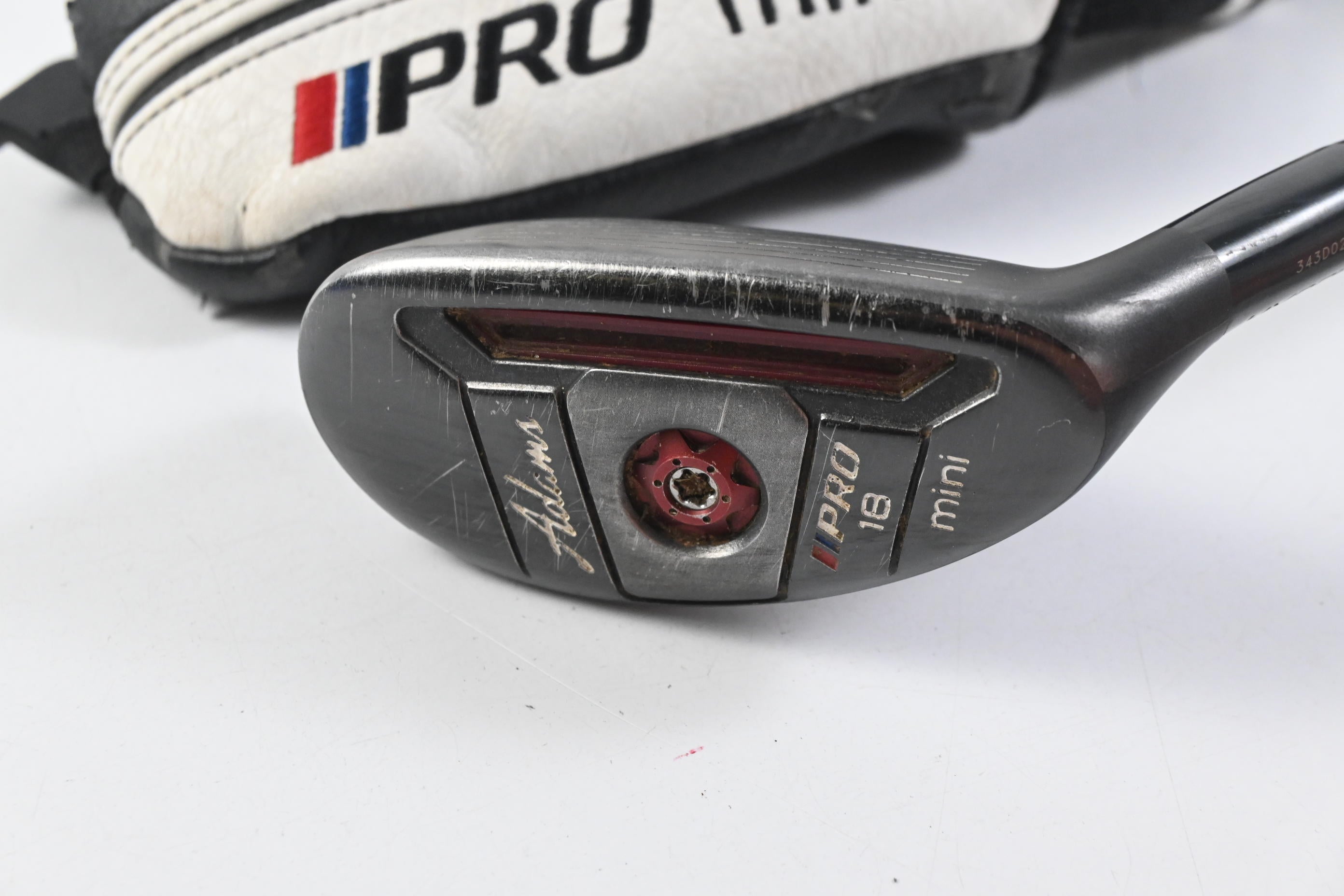 Adams Pro Mini #3 Hybrid / 18 Degree / Stiff Flex Aldila Tour Green ATX 85 Shaft
