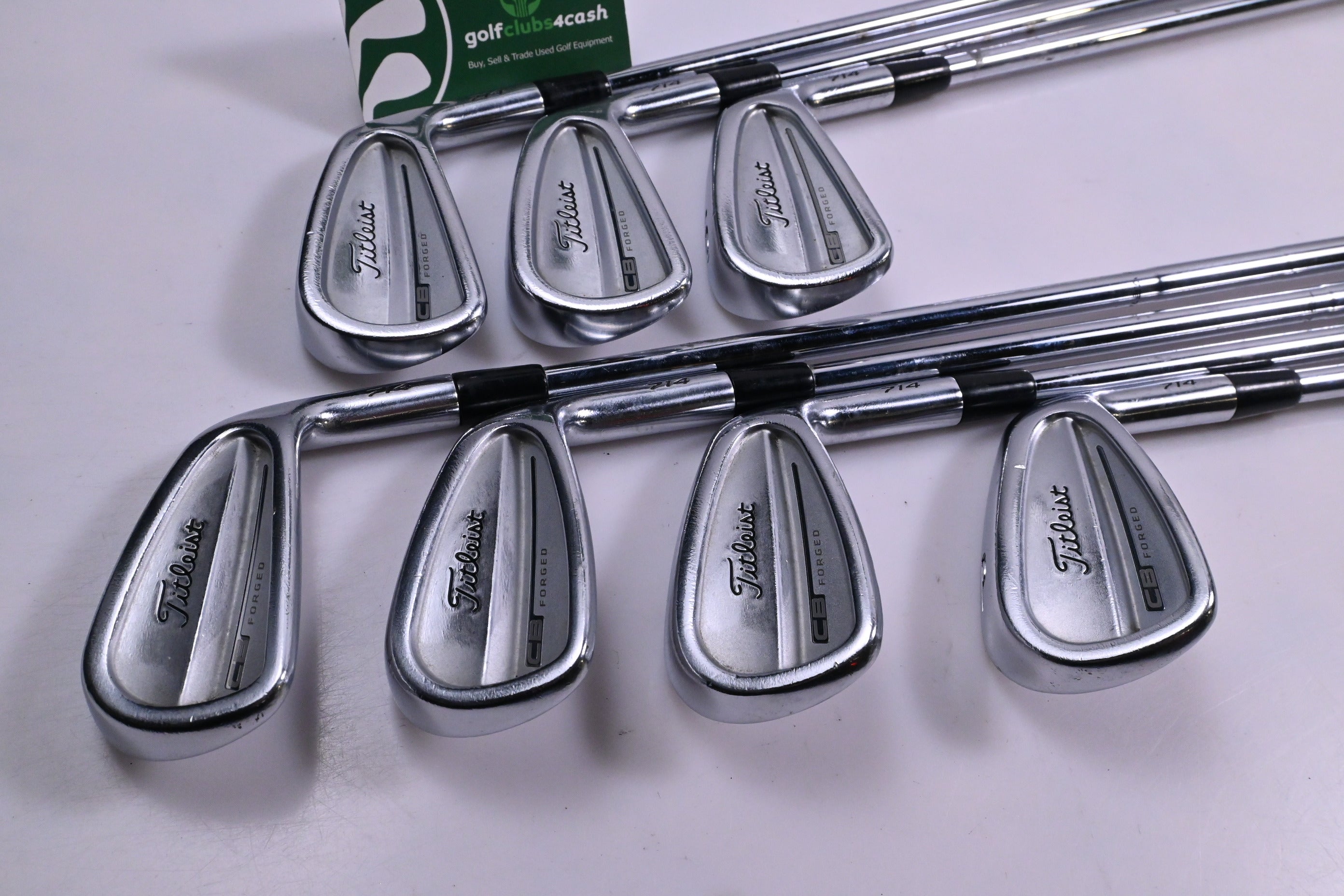 Titleist 714 CB Irons / 4-PW / Stiff Flex Dynamic Gold S300 Shafts