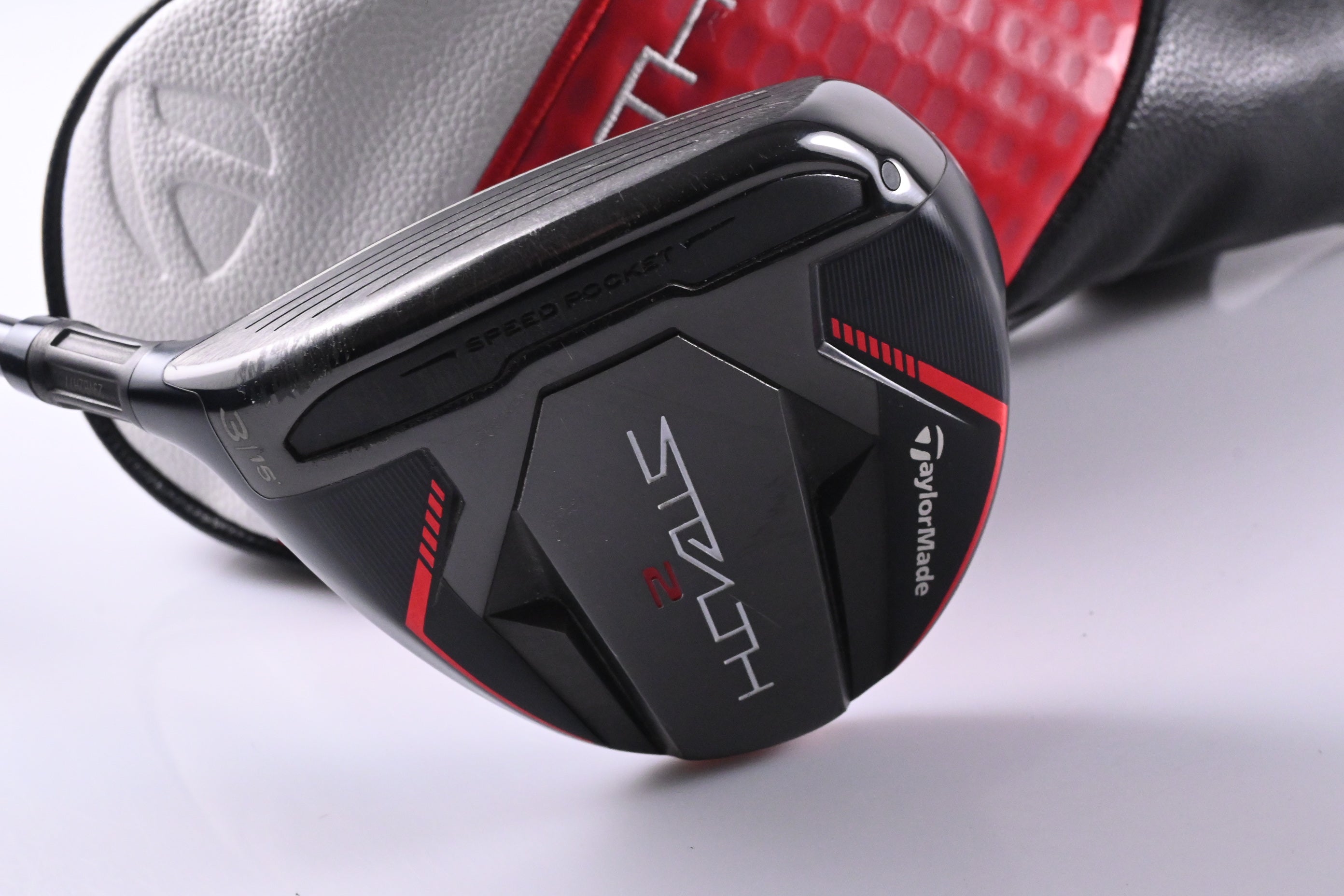 Left Hand Taylormade Stealth 2 #3 Wood / 15 Degree / Regular Flex Ventus TR Red