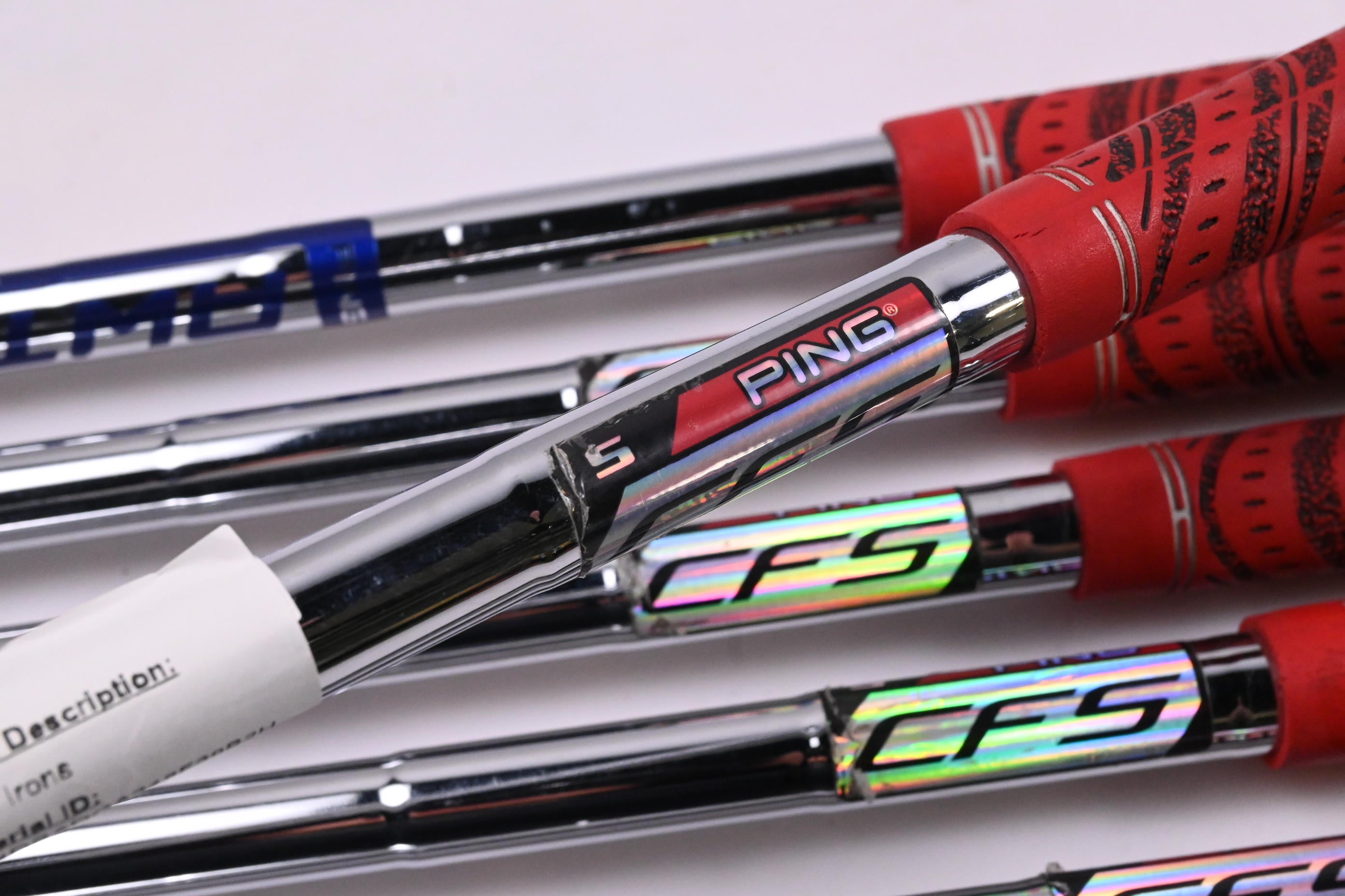 Ping i20 Irons / 4-PW / White Dot / Stiff Flex Ping CFS Shafts