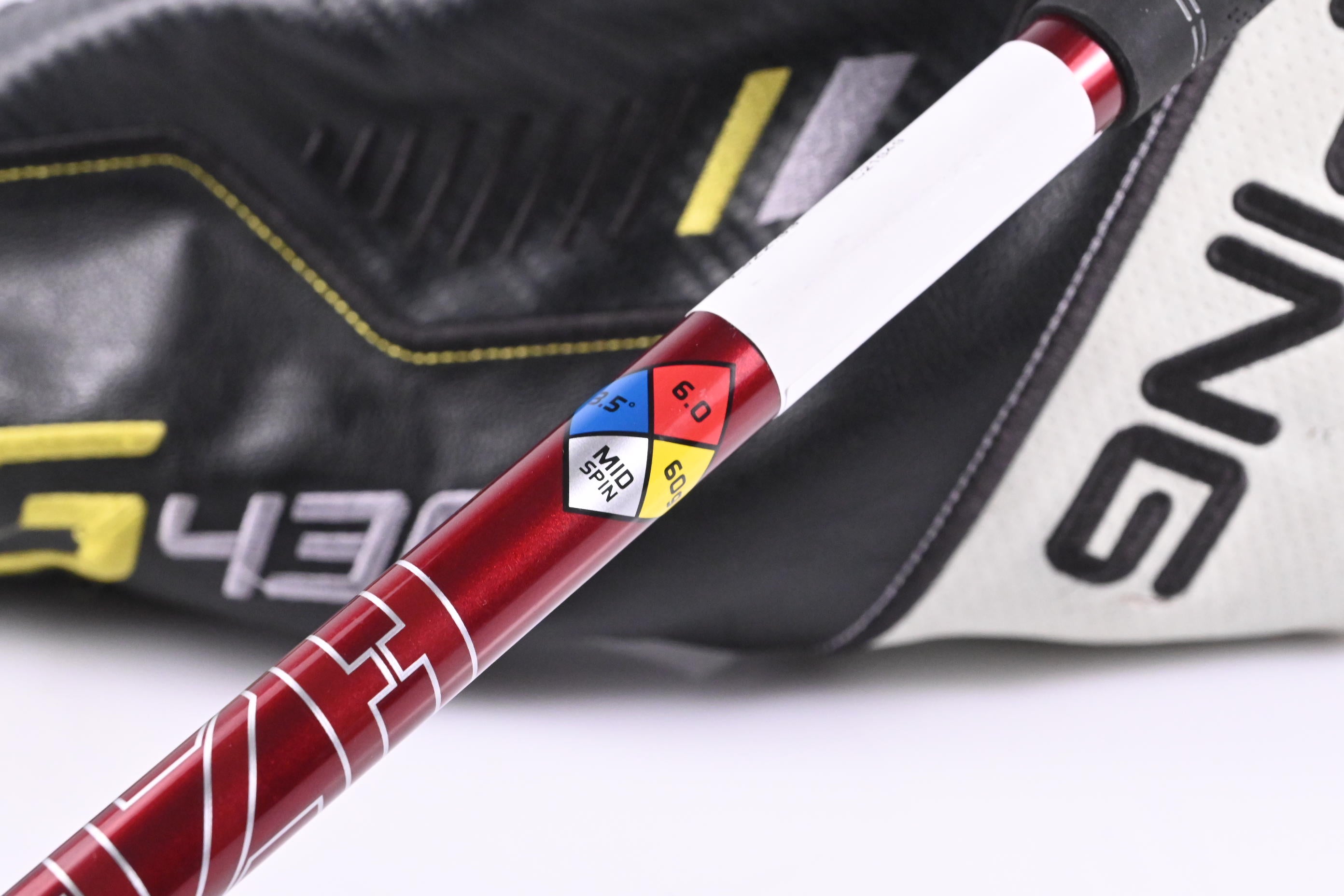 Left Hand Ping G430 Max Driver / 10.5 Degree / Stiff Flex HZRDUS Smoke Red RDX