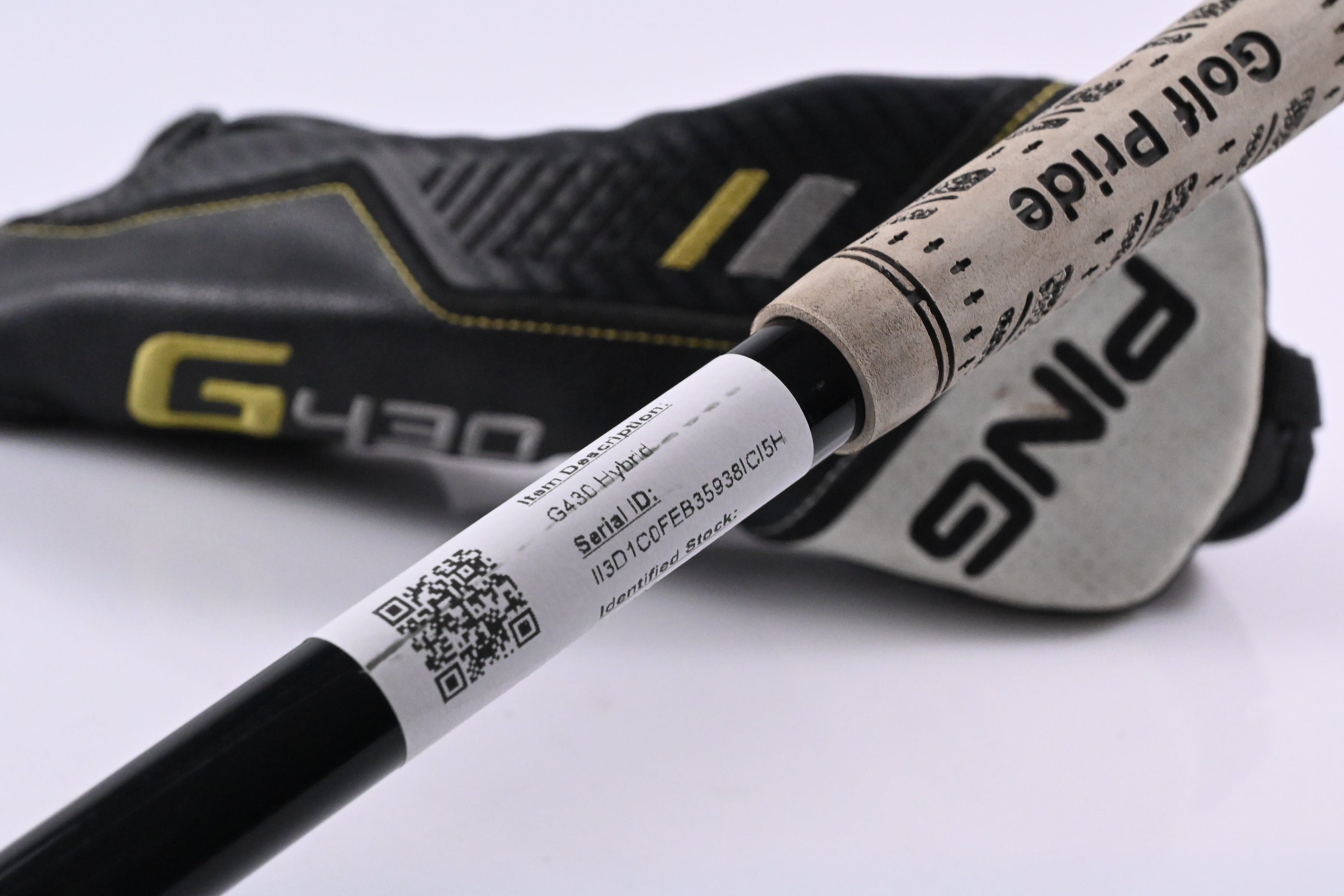 Ping G430 #3 Hybrid / 19 Degree / Regular Flex Ping Alta CB Black 70 Shaft