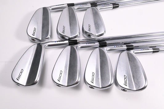 Ping i500 Irons / 4-PW / Blue Dot / Regular Flex Dynamic Gold 105 R300 Shafts