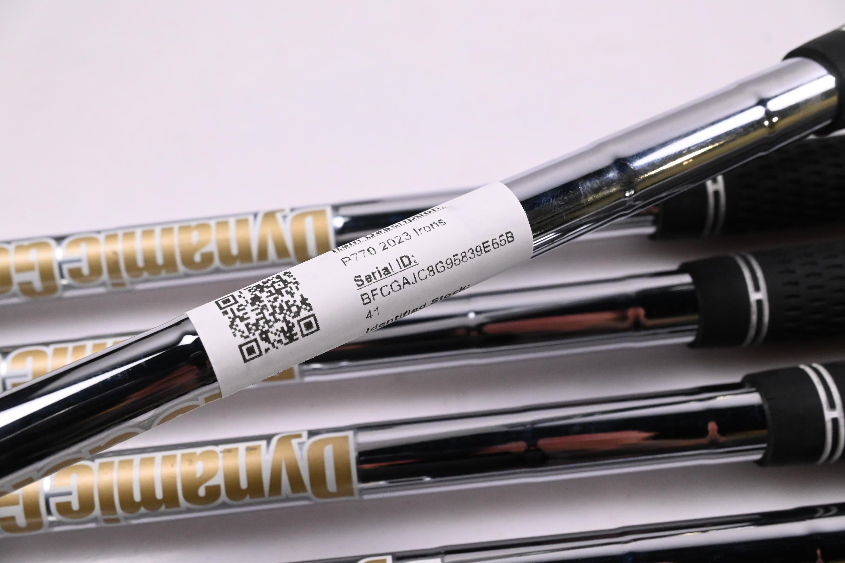 Taylormade P770 2023 Irons / 4-PW / Stiff Flex Dynamic Gold 105 S300 Shafts