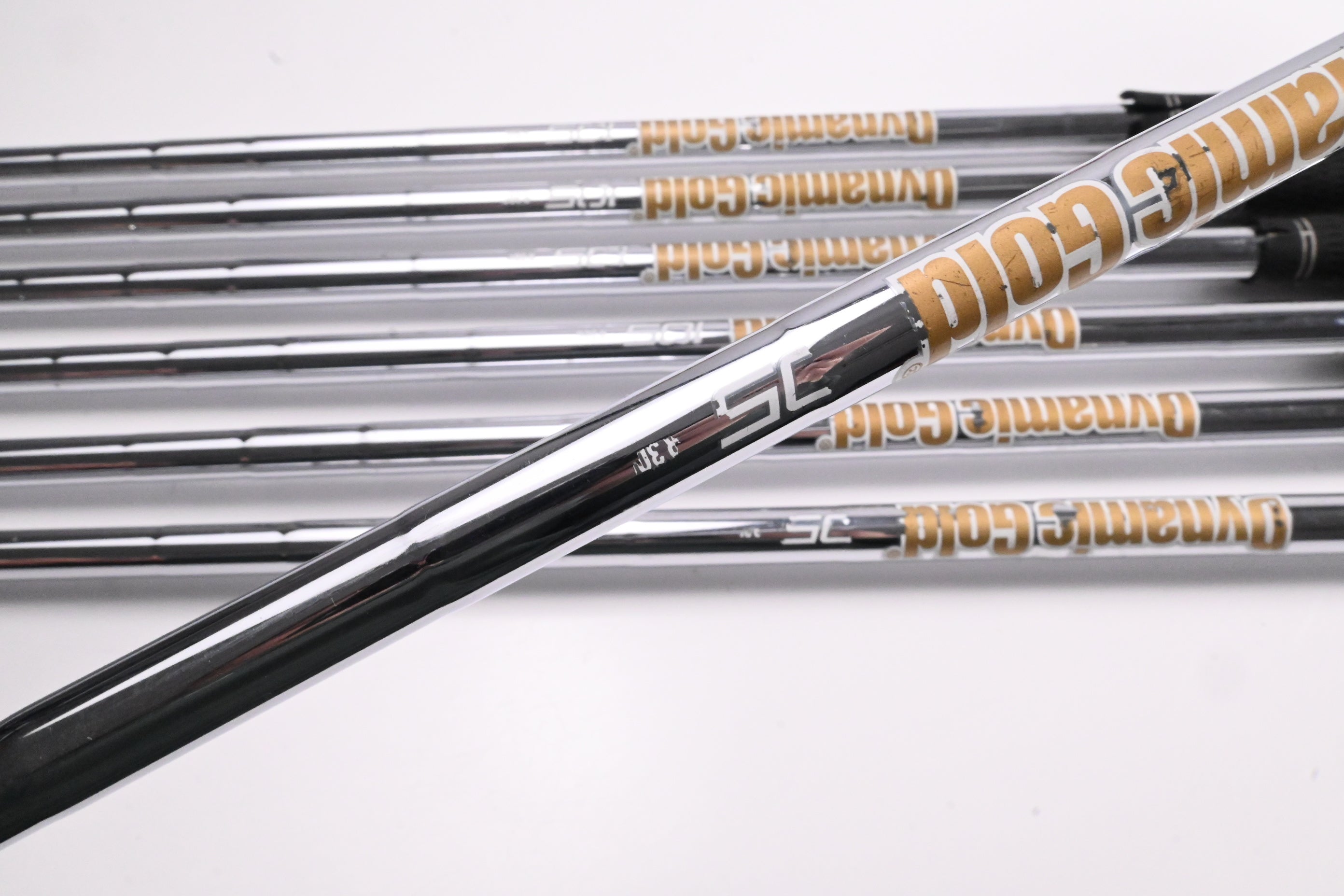Ping i500 Irons / 4-PW / Blue Dot / Regular Flex Dynamic Gold 105 R300 Shafts