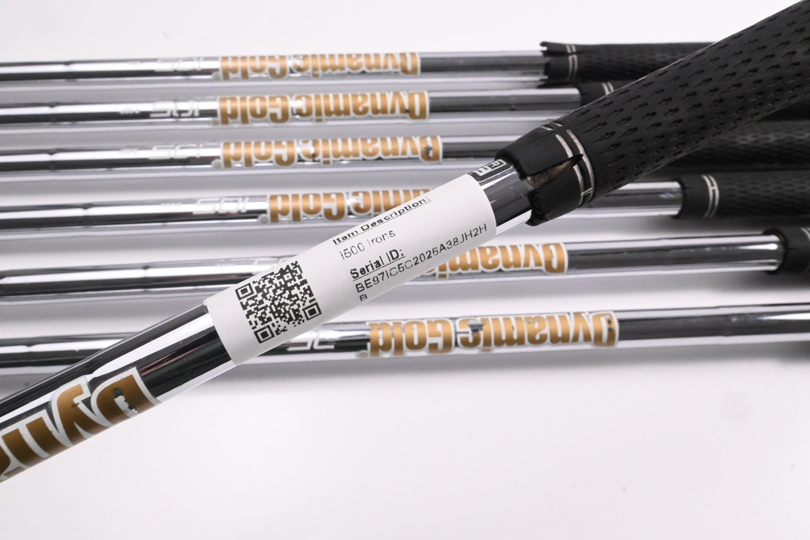 Ping i500 Irons / 4-PW / Blue Dot / Regular Flex Dynamic Gold 105 R300 Shafts