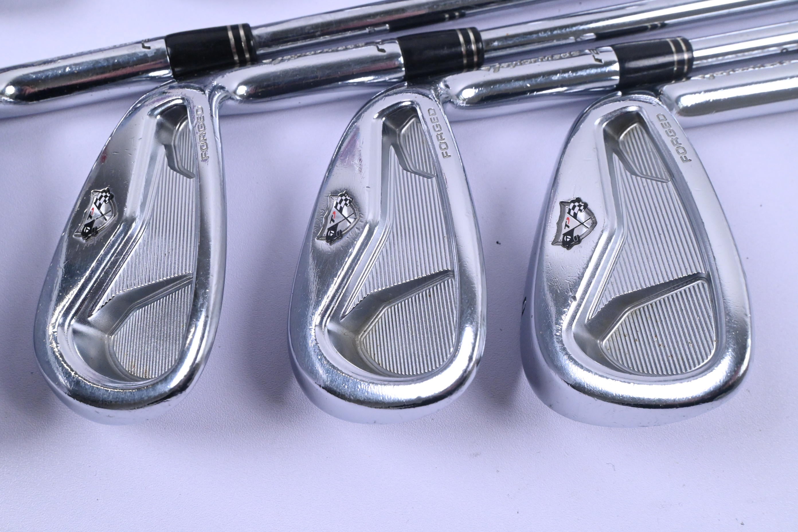 Taylormade RAC TP 2005 Irons / 3-PW / Stiff Flex Dynamic Golf S300 Shafts