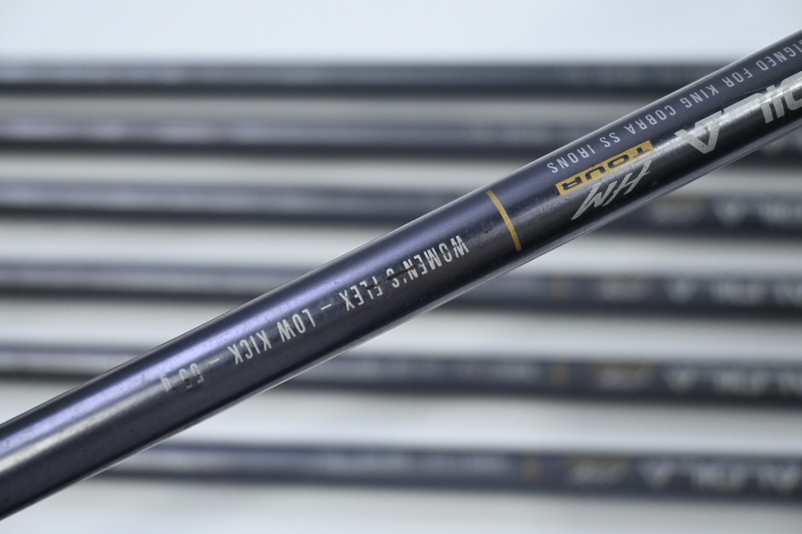Left Hand Ladies Cobra SS Irons / 5-PW+55° / Ladies Flex Aldila HM Tour 55