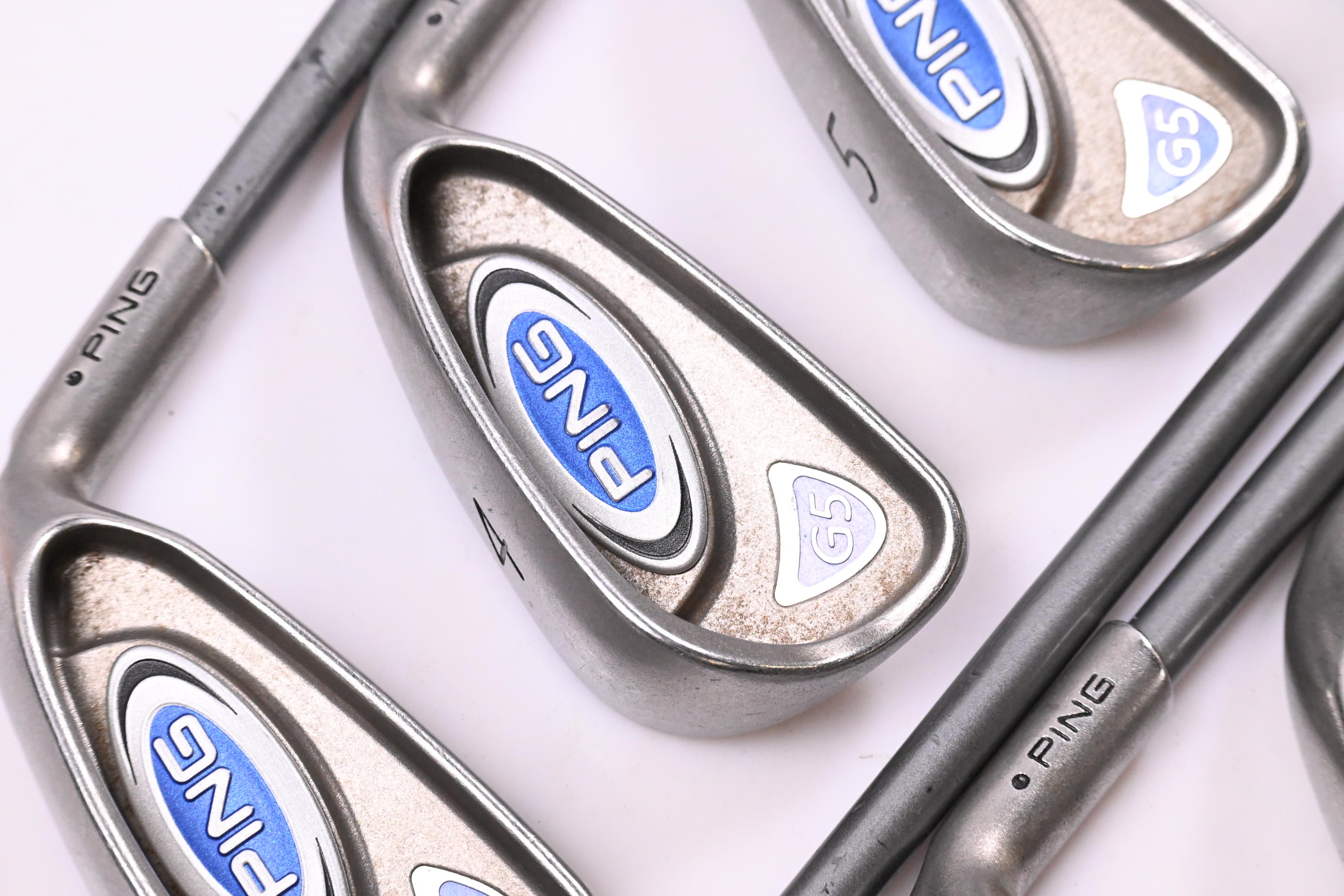 Ping G5 Irons / 3-PW+SW / Black Dot / Regular Flex Ping TFC 100 Shafts