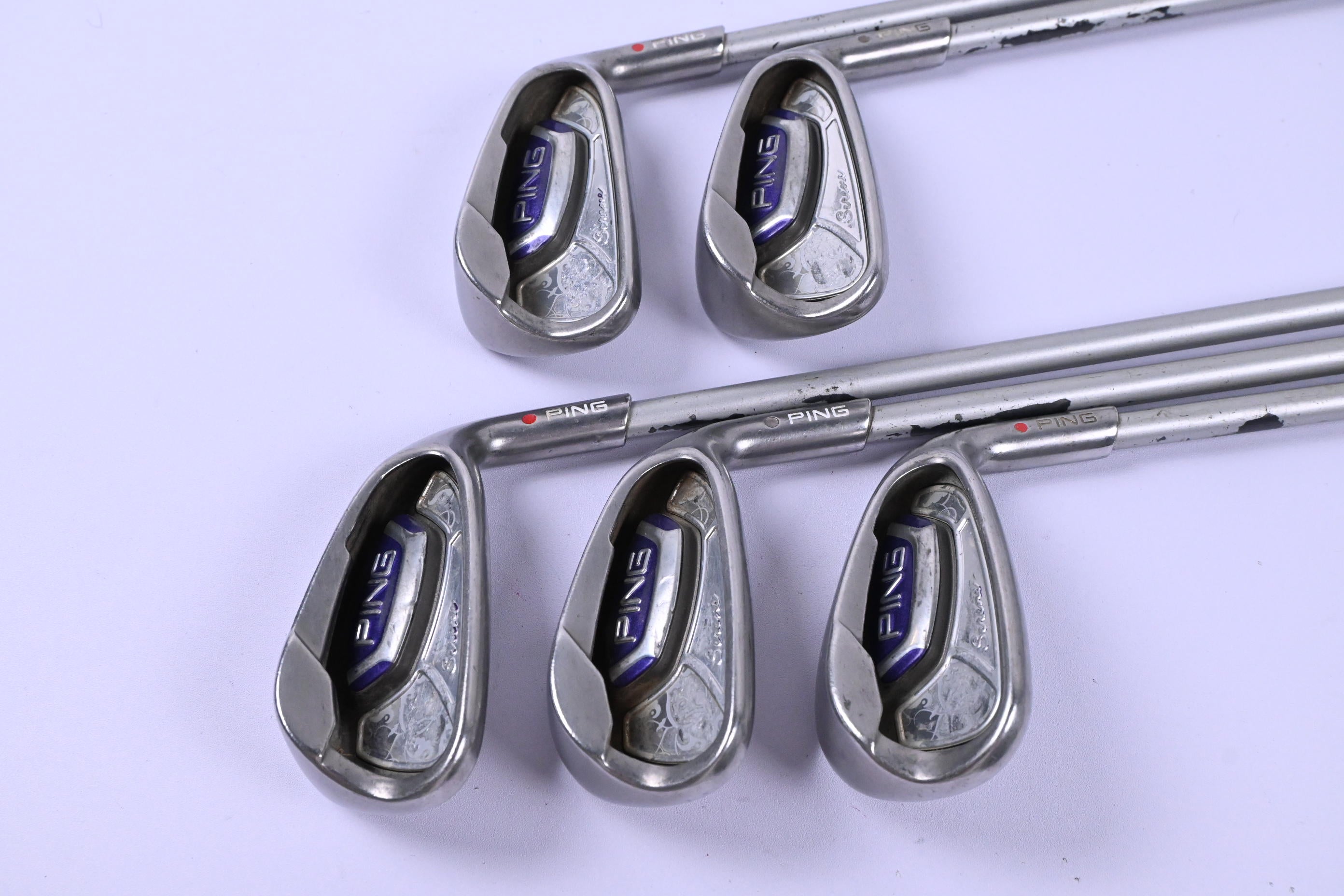 Ladies Ping Serene Combo Irons / 7-PW+SW / Red Dot / Ladies Flex ULT 210 Shafts