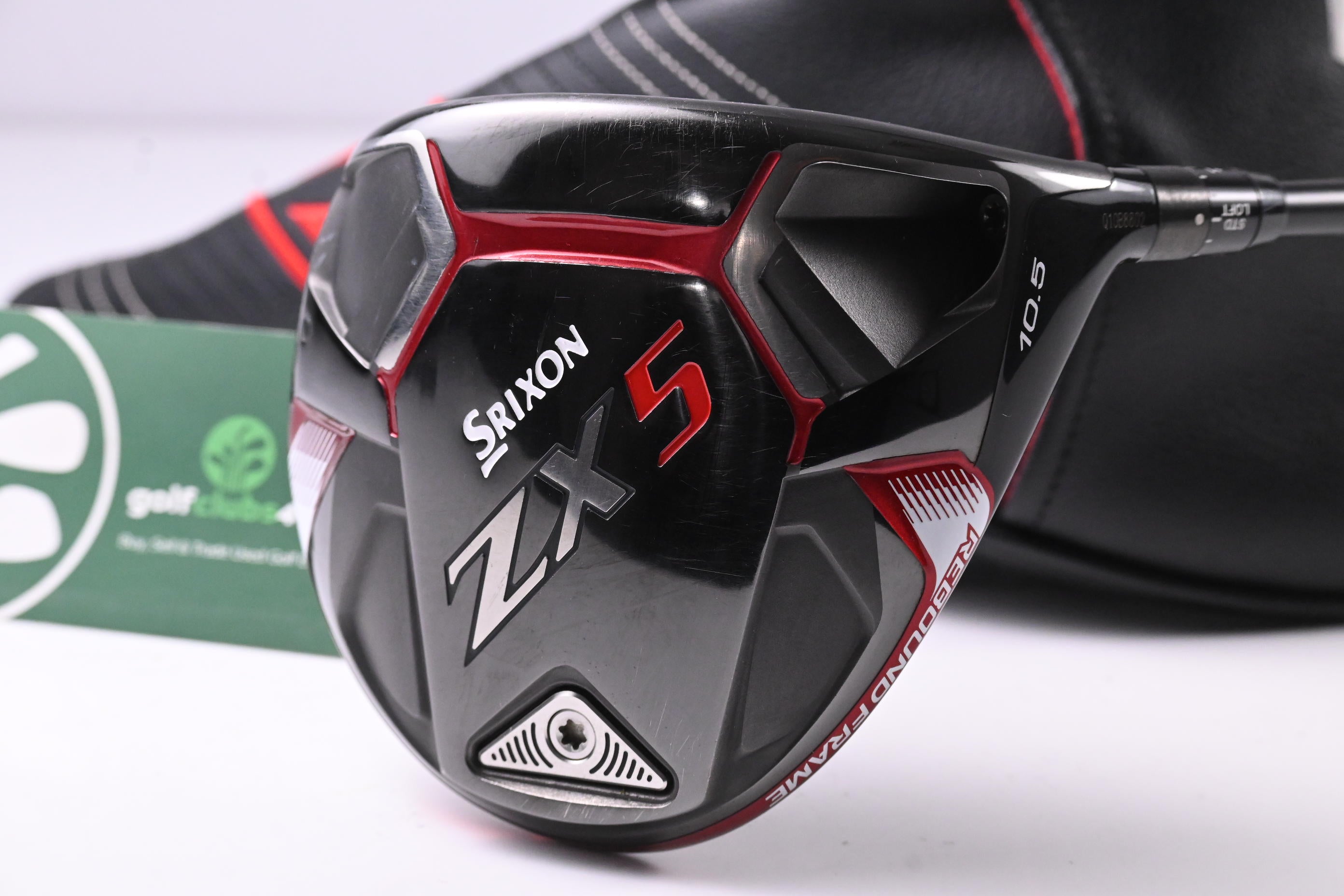 キラリ（感謝）/6 スリクソンZX5 10.5 MIYAZAKI KIRI 6S 赤ヘッドカバー