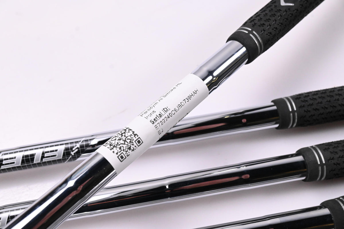 Callaway Paradym Ai Smoke HL Irons / 4-PW+SW / Regular Flex Elevate MPH 85