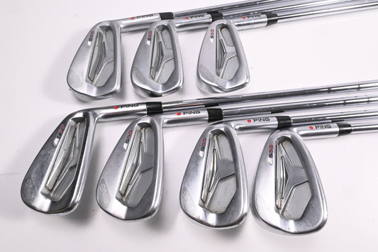 Ping S55 Irons / 4-PW / Red Dot / Stiff Flex Ping CFS Shafts