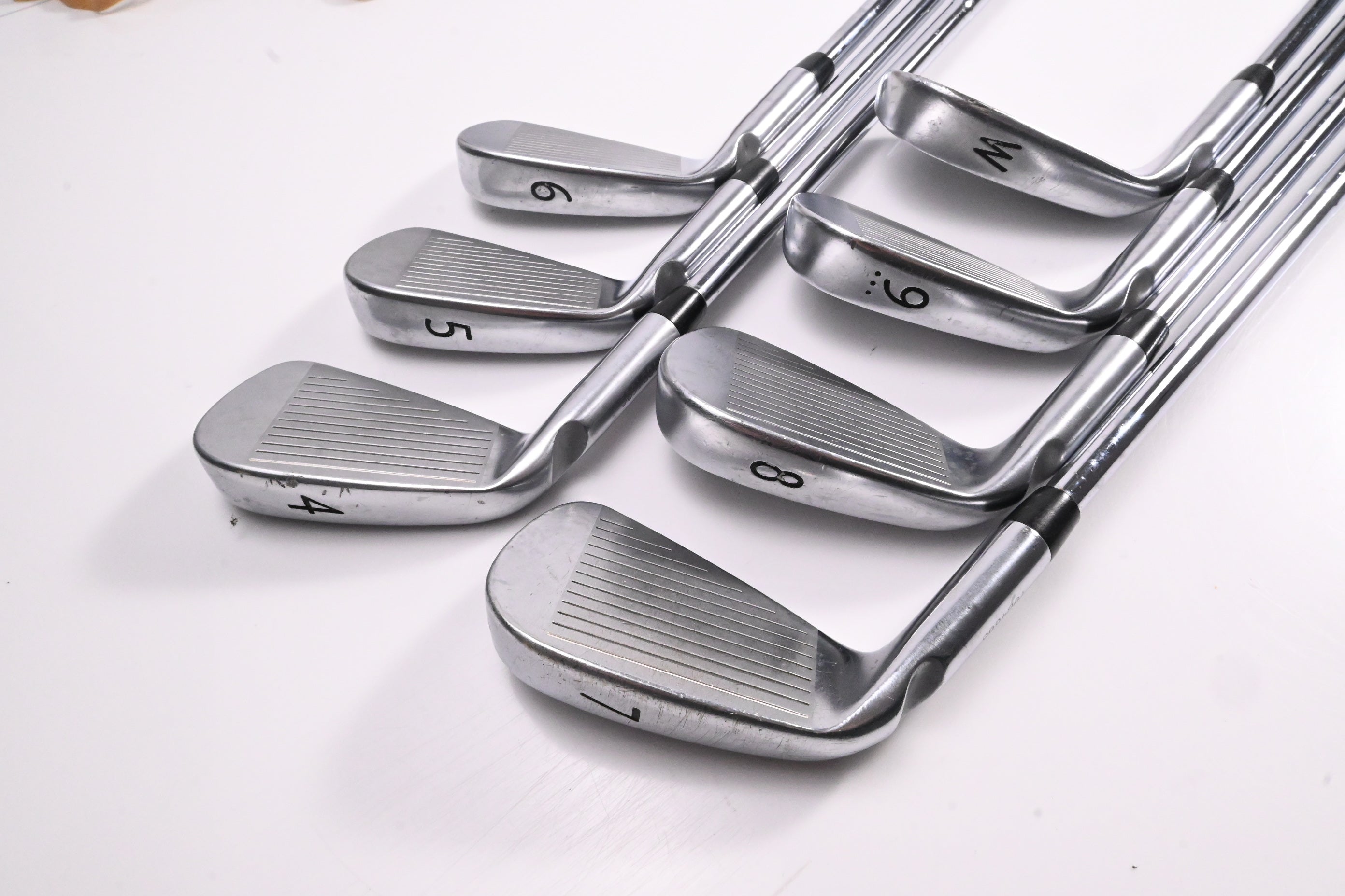 Ping S55 Irons / 4-PW / Red Dot / Stiff Flex Ping CFS Shafts