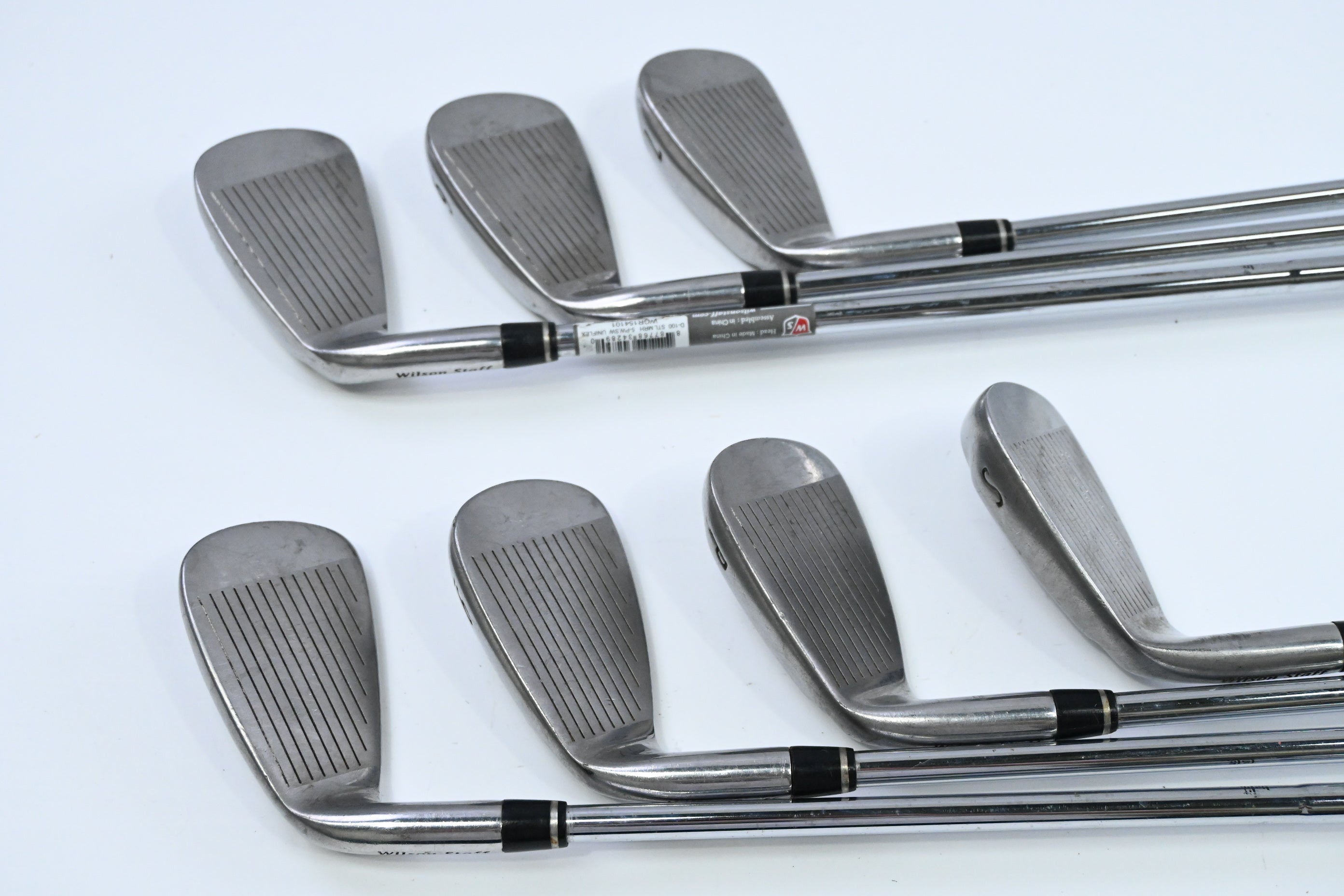 Wilson D100 Irons / 5-PW+SW / Uniflex True Temper Wilson Staff Shafts