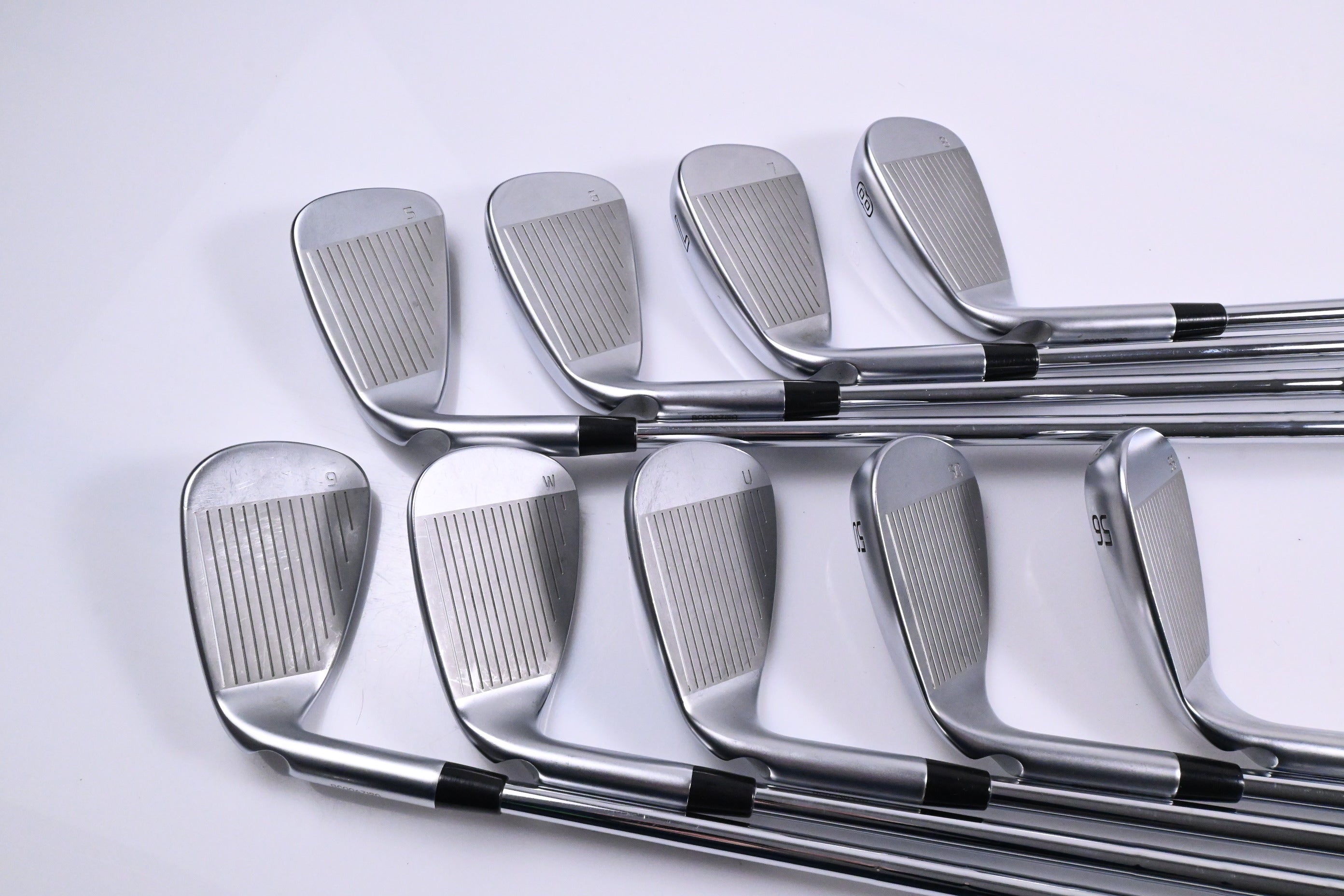 Ping G730 Irons / 5-PW+GW+50°+56° / Silver Dot / Regular Flex KBS Tour 110