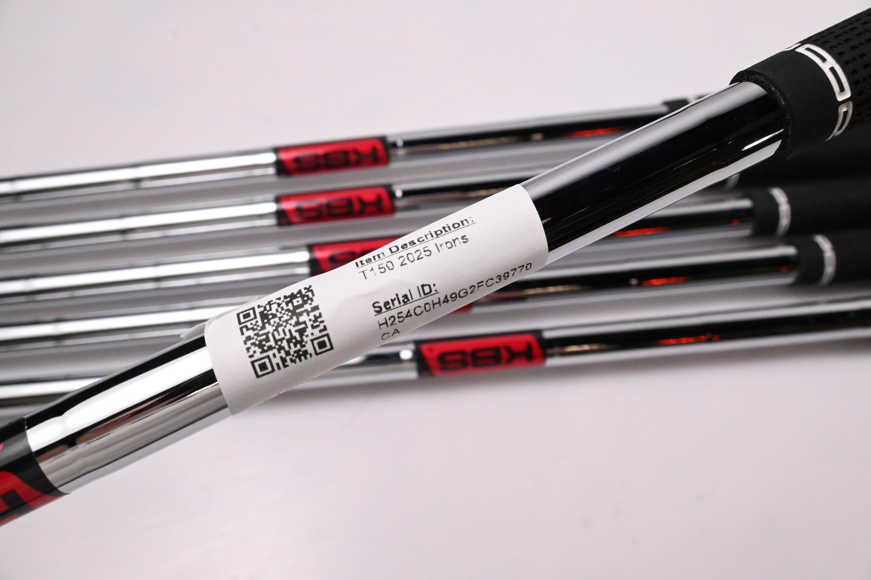 Titleist T150 2025 Irons / 5-PW / Stiff Flex KBS Tour Shafts