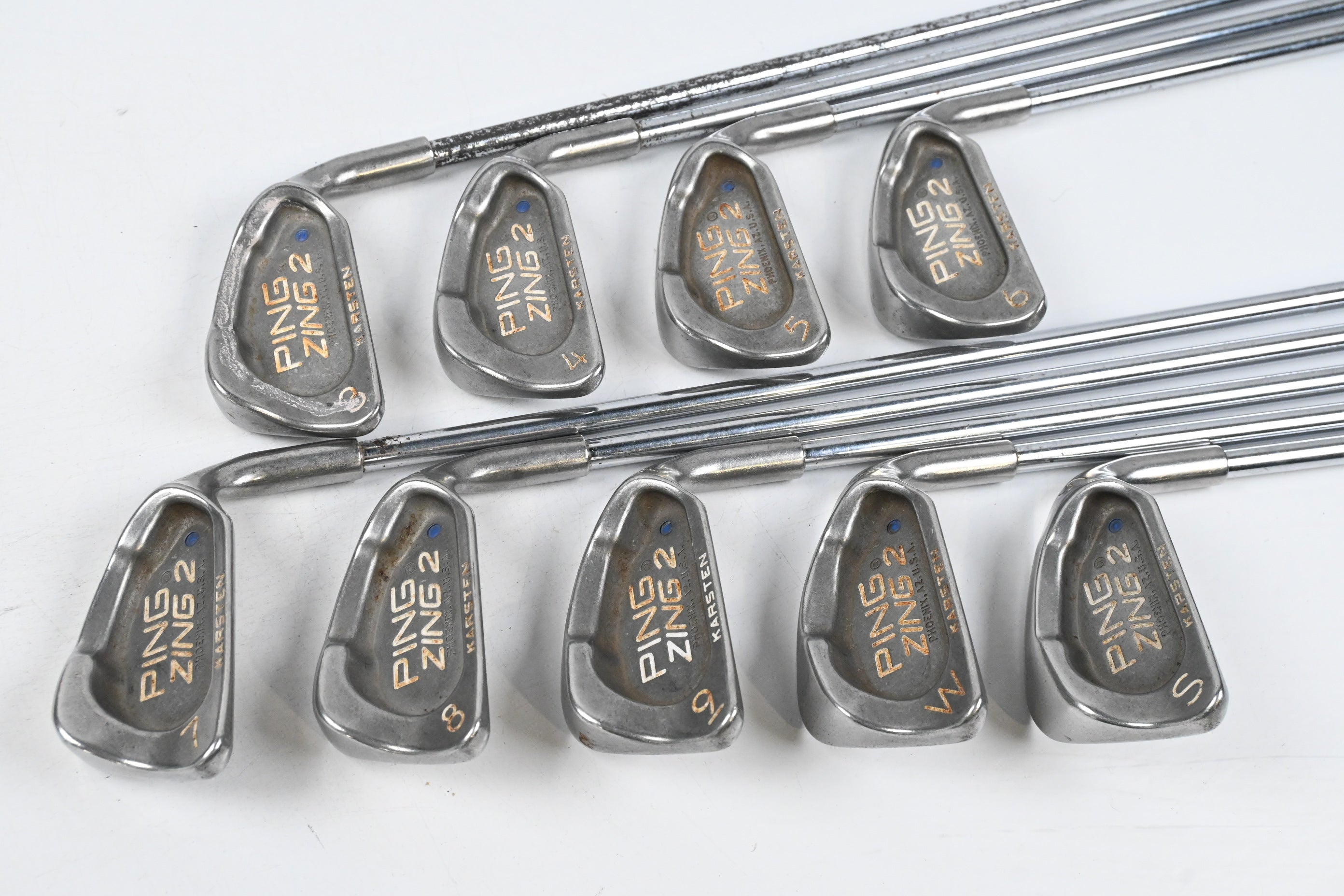 Ping Zing 2 Irons / 3-PW+SW / Blue Dot / Regular Flex Ping JZ Shafts