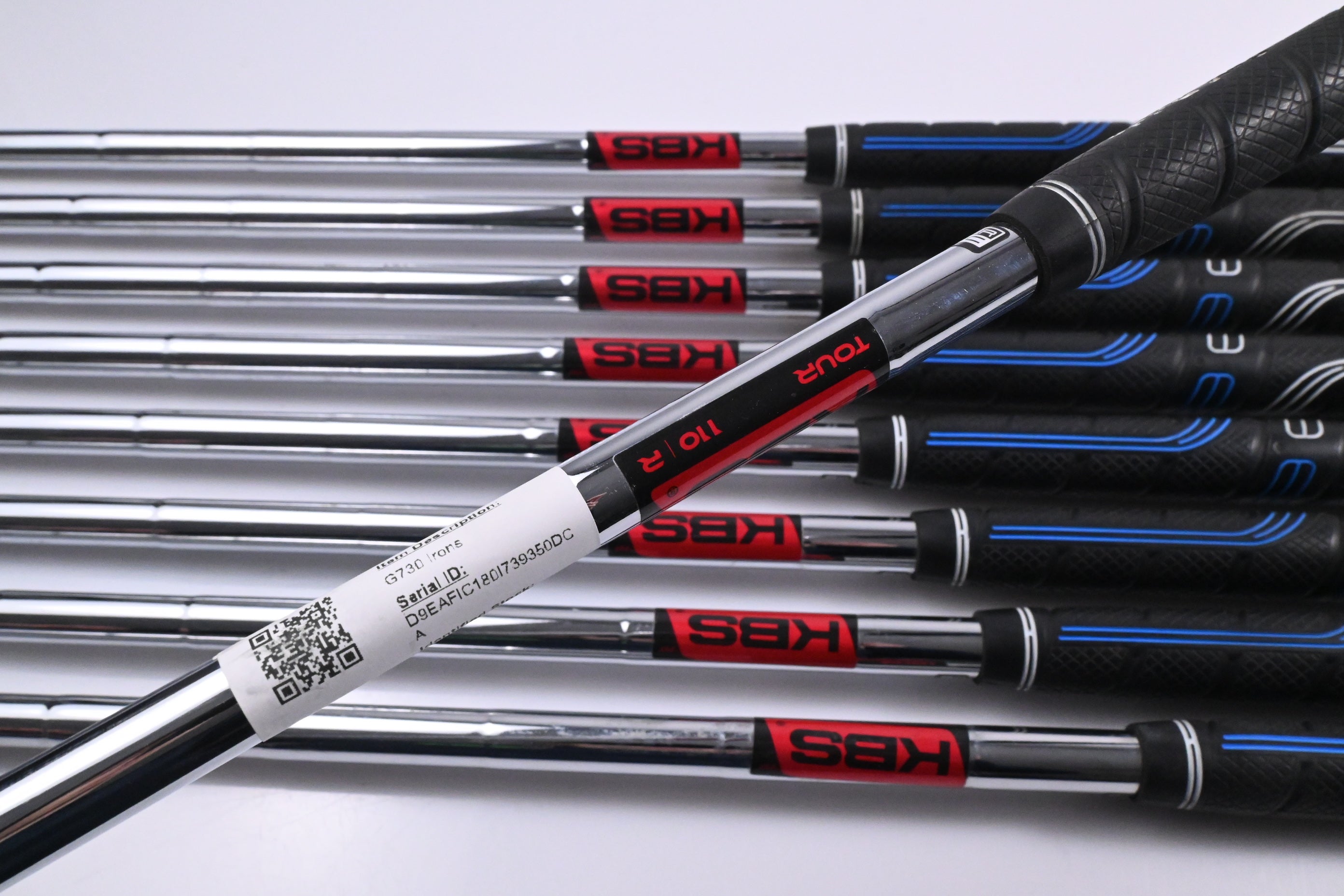 Ping G730 Irons / 5-PW+GW+50°+56° / Silver Dot / Regular Flex KBS Tour 110