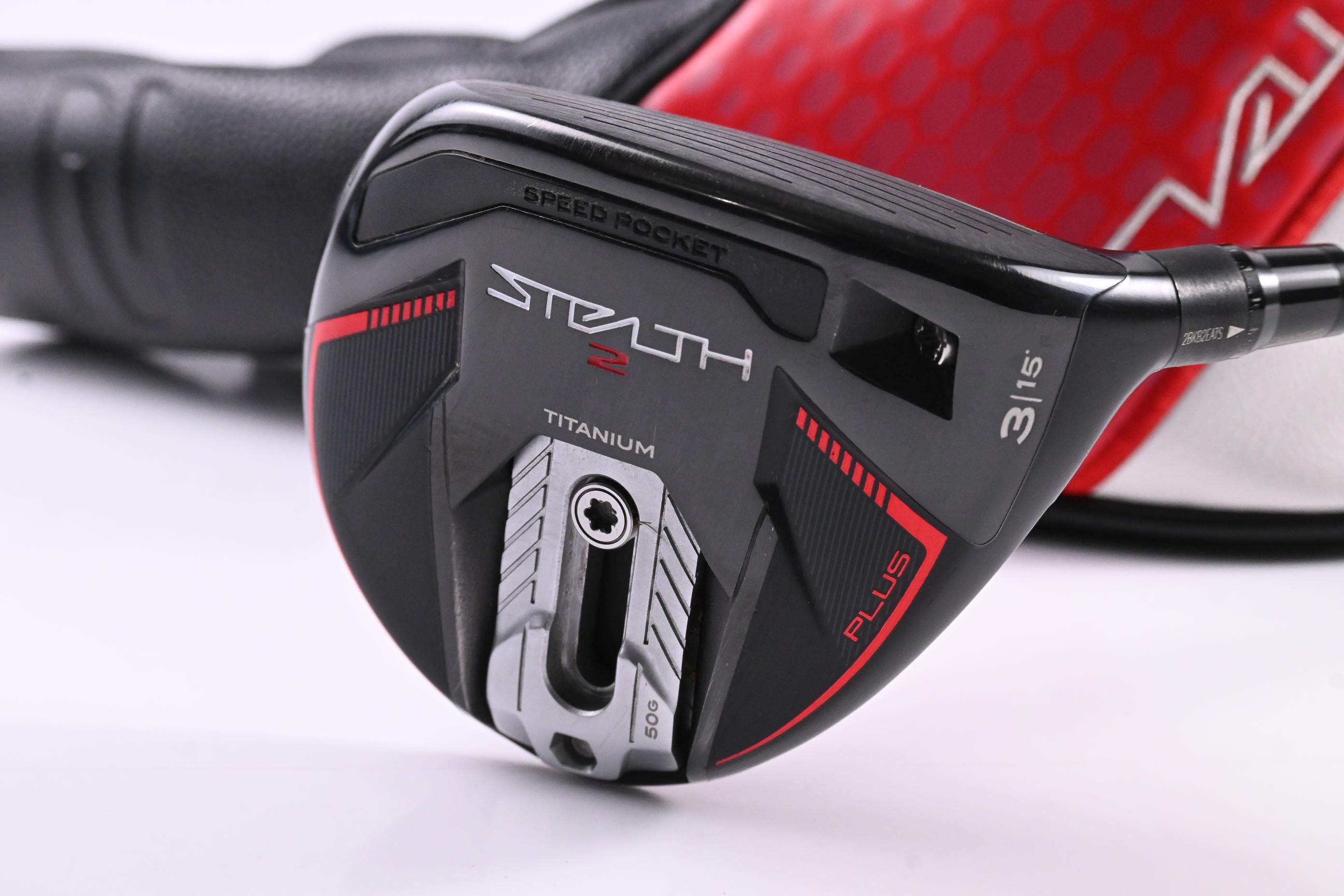 Taylormade Stealth 2 Plus #3 Wood / 15 Degree / Stiff Flex Kai'li Red 75 Shaft