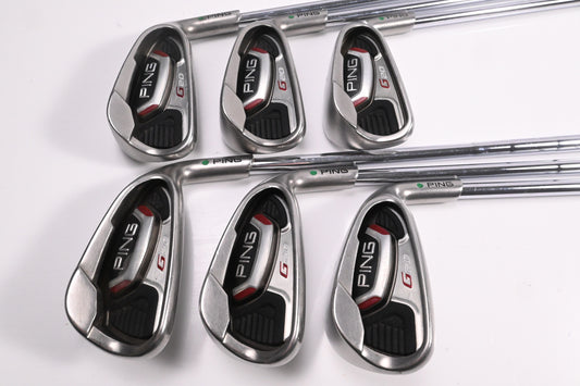 Ping G20 Irons / 5-PW / Green Dot / Stiff Flex Ping CFS Shafts