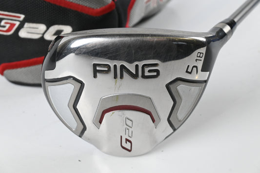 Ping G20 #5 Wood / 18 Degree / Senior Flex Ping TFC 169 F Shaft