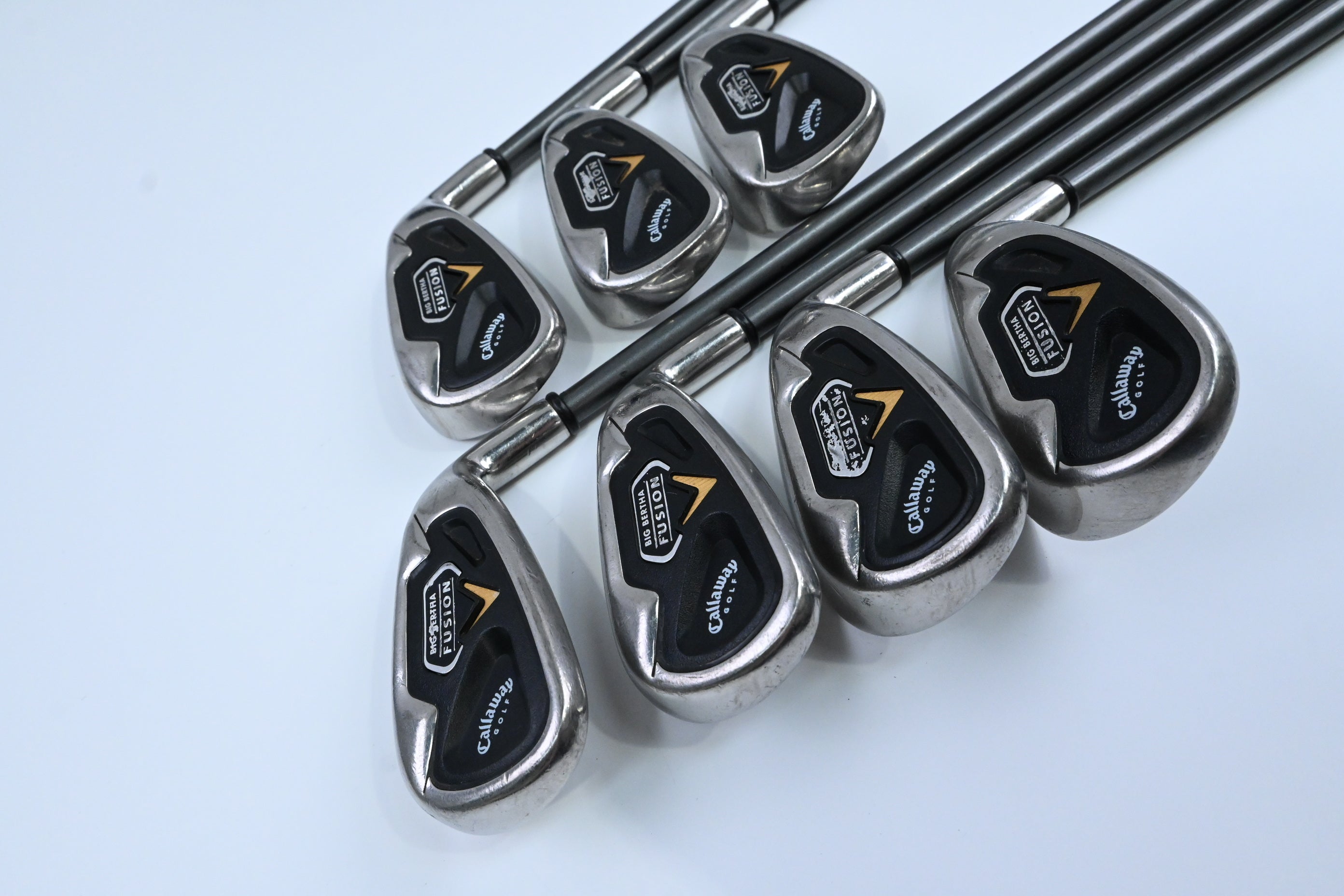 Ladies Callaway Big Bertha Fusion Irons / 5-PW+SW / Ladies Flex RCH System 45