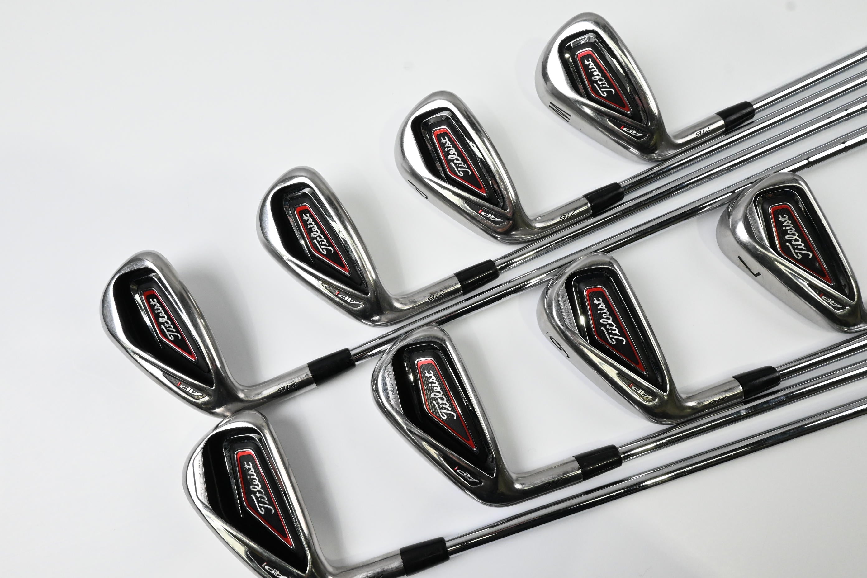 Left Hand Titleist 716 AP1 Irons / 4-PW / Regular Flex XP 90 R300 Shafts