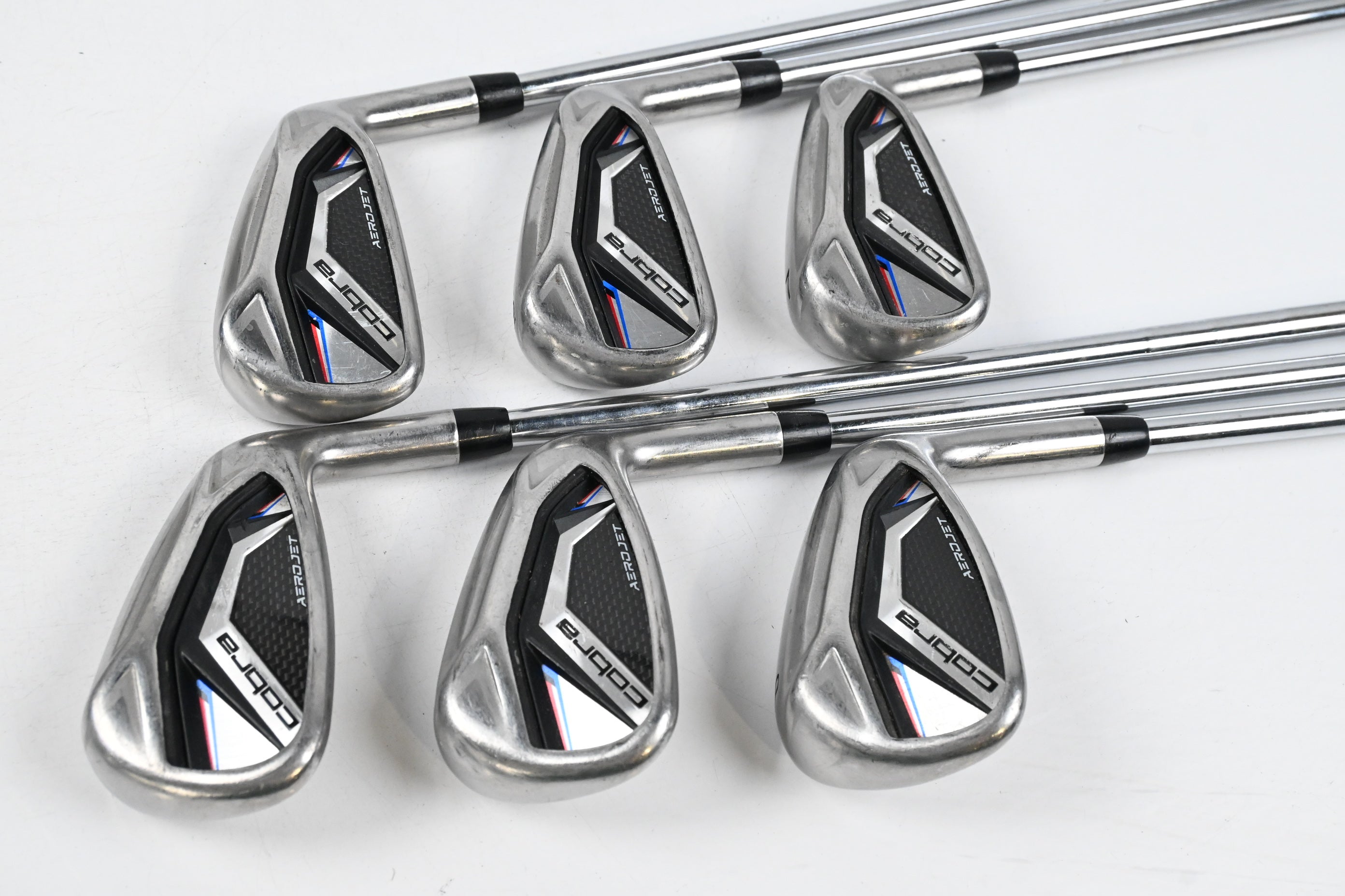 Cobra Aerojet Irons / 5-PW / Regular Flex KBS Tour Lite Shafts
