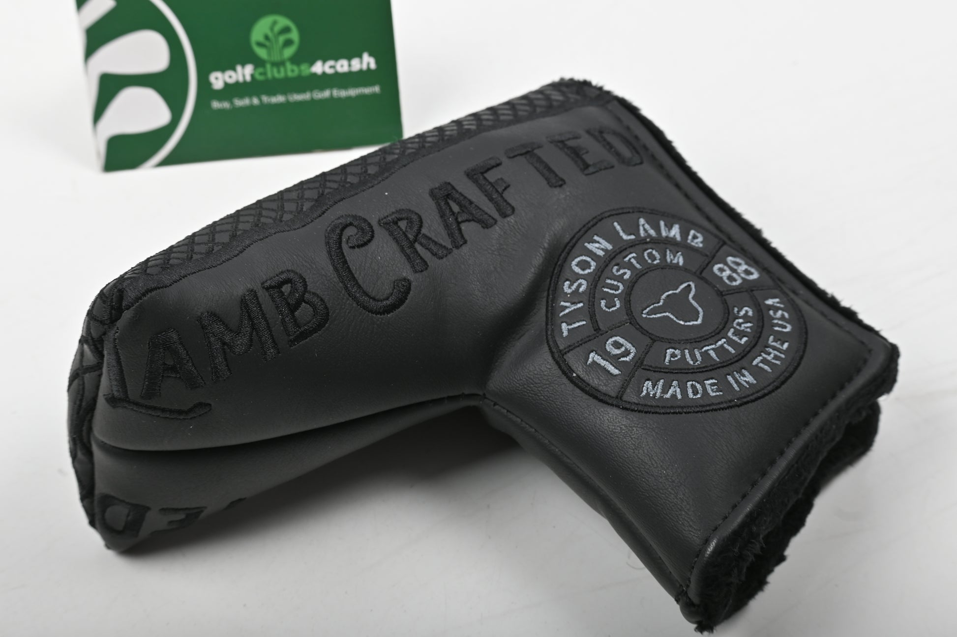 Lamb Crafted Custom Black Putter Cover / Blade / Black