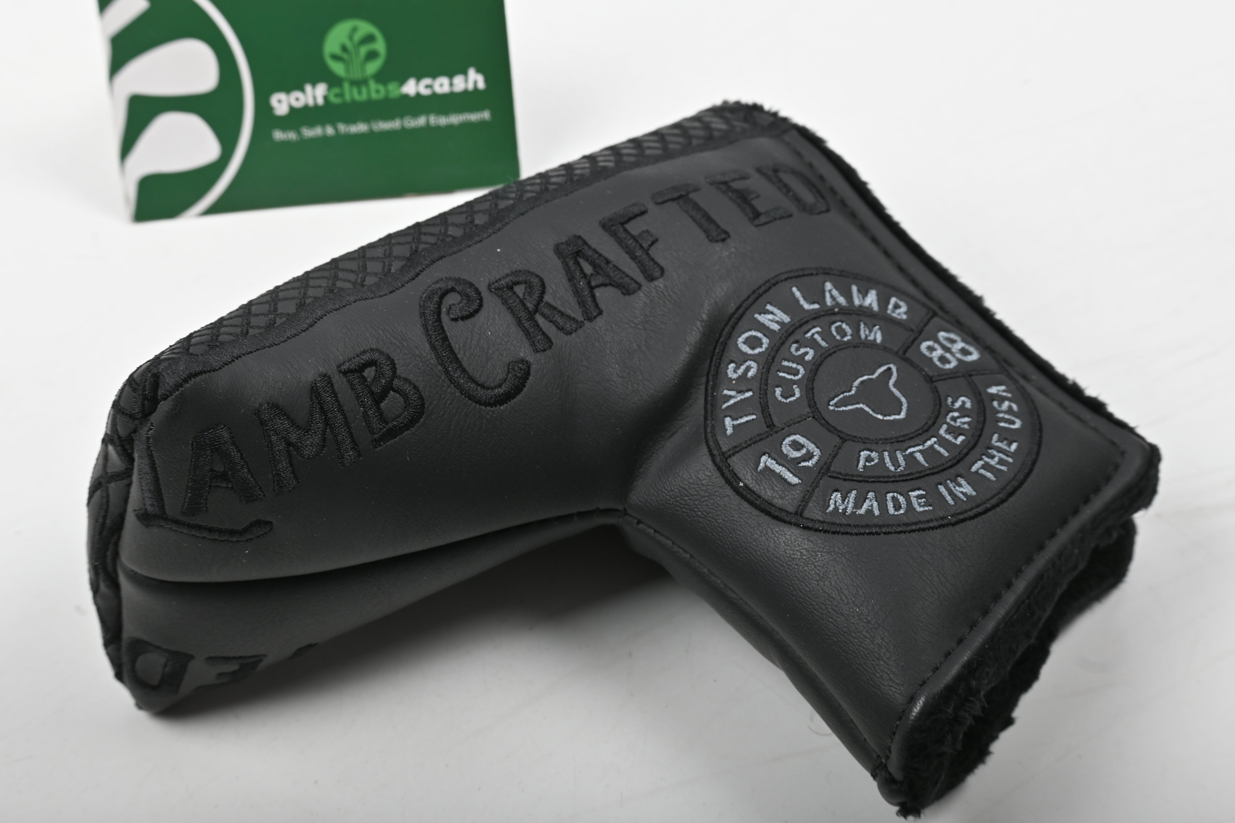 Lamb Crafted Custom Black Putter Cover / Blade / Black