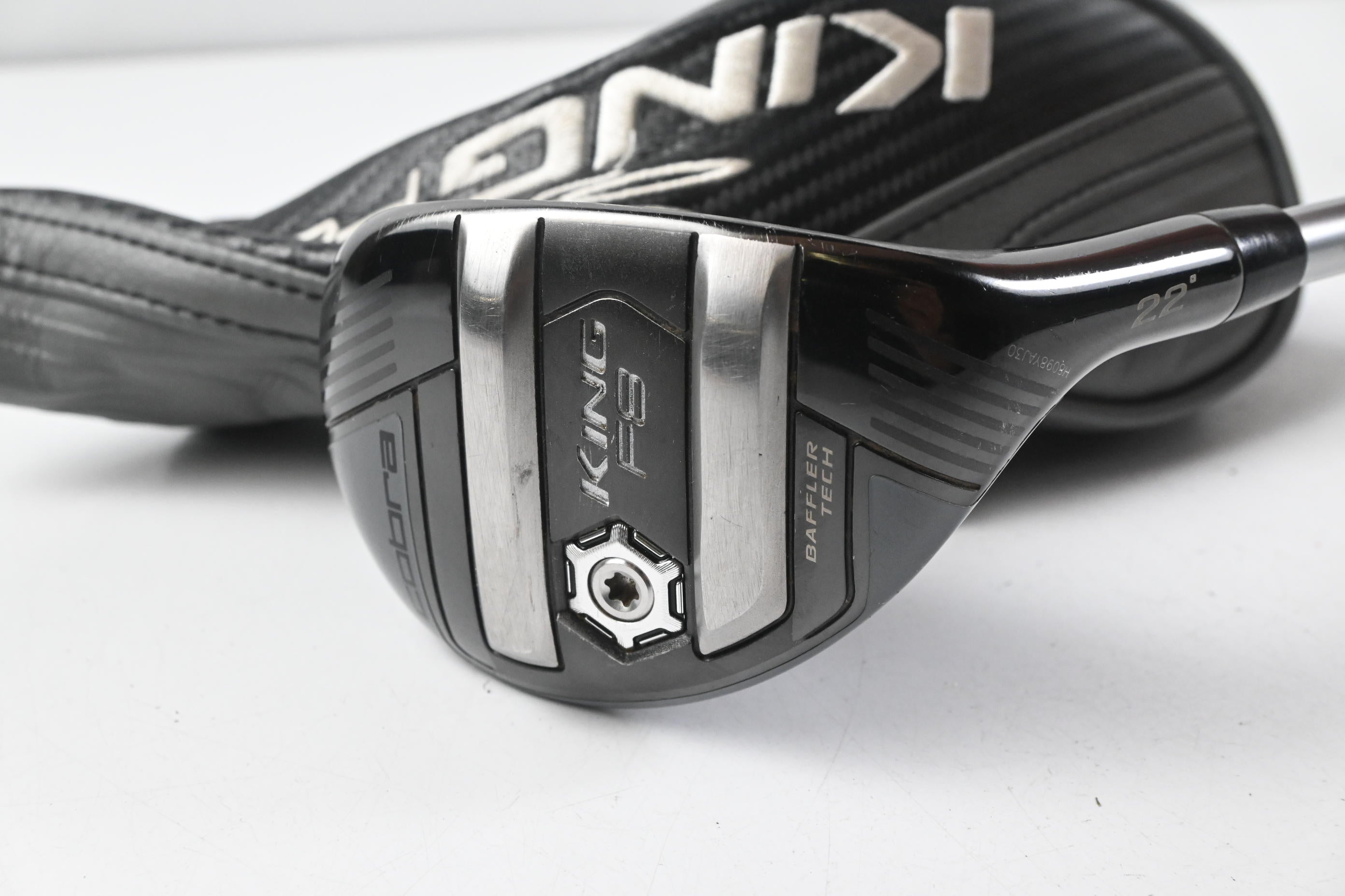 Cobra King F8 #4 Hybrid / 22 Degree / Regular Flex Aldila Rogue Pro 75 Shaft