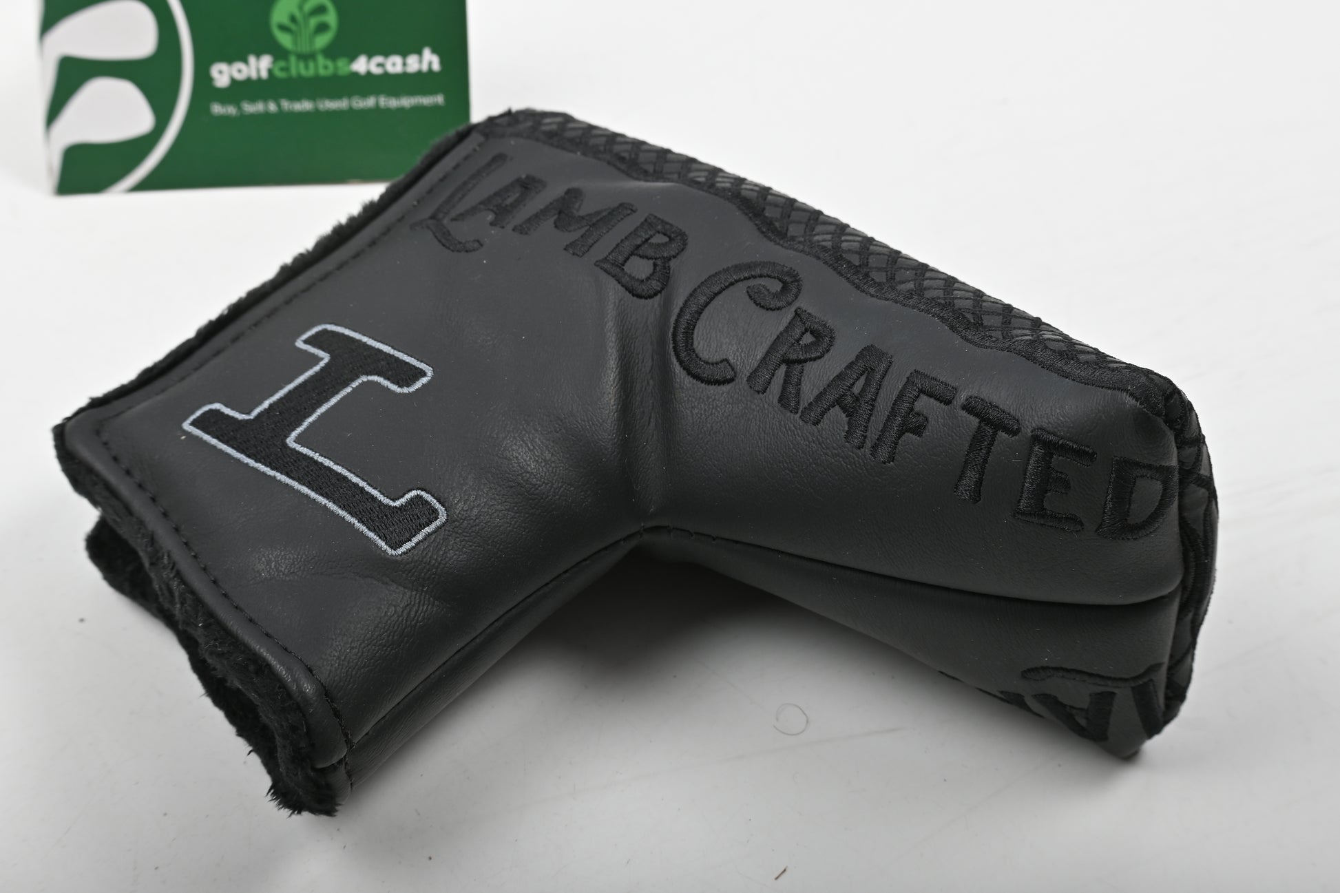 Lamb Crafted Custom Black Putter Cover / Blade / Black