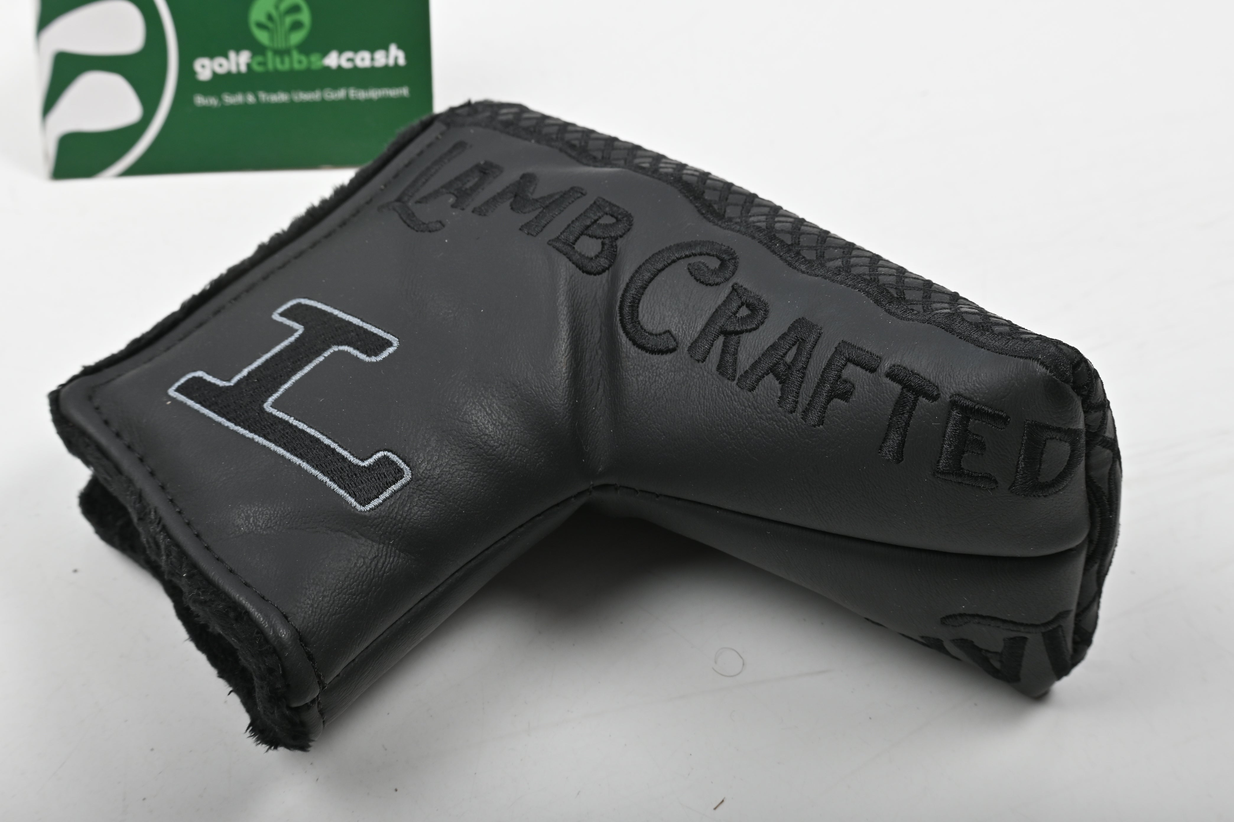 Lamb Crafted Custom Black Putter Cover / Blade / Black