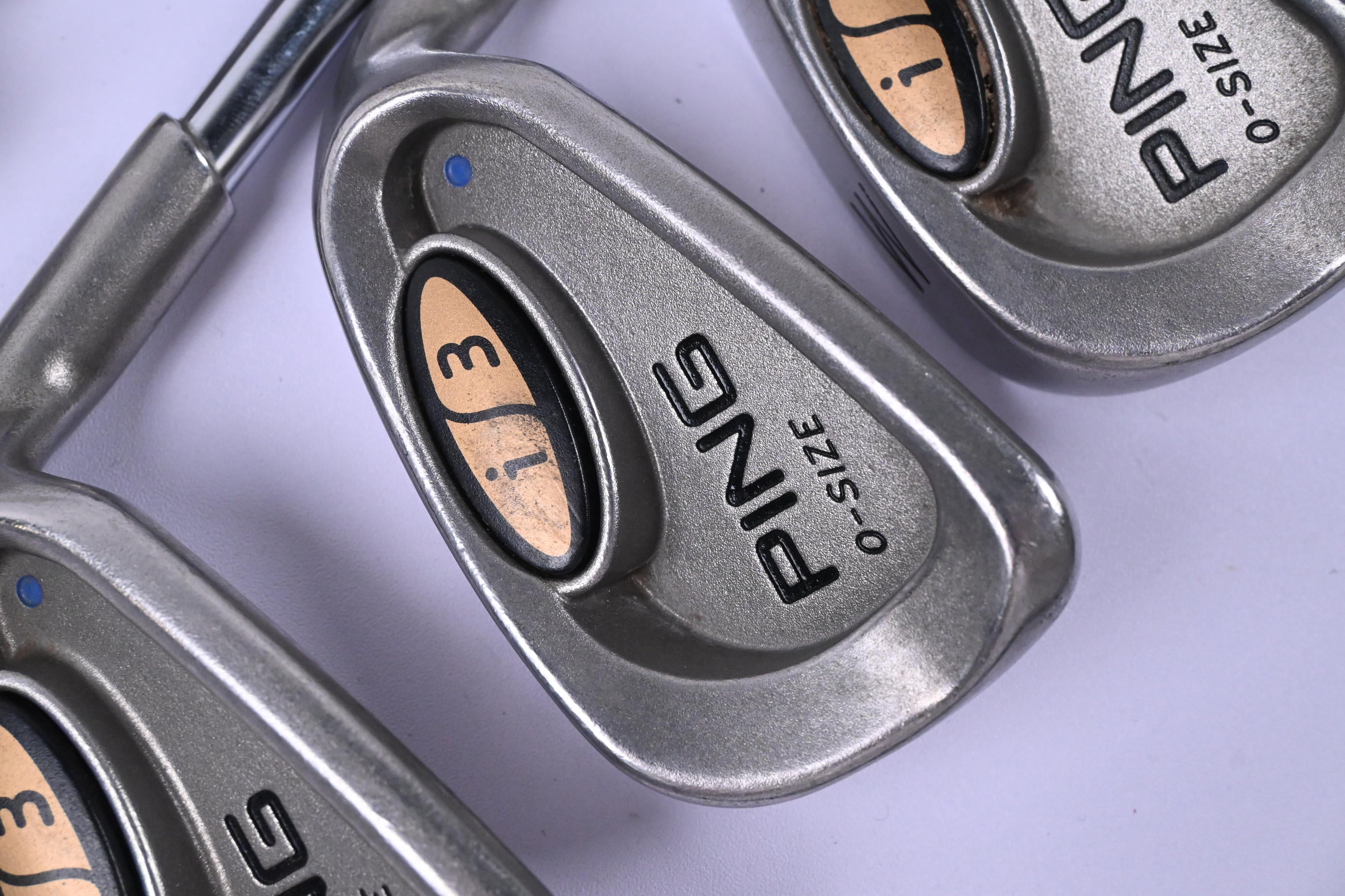 Ping i3 O-Size Irons / 5-PW / Blue Dot / Stiff Flex Ping Cushin JZ Shafts