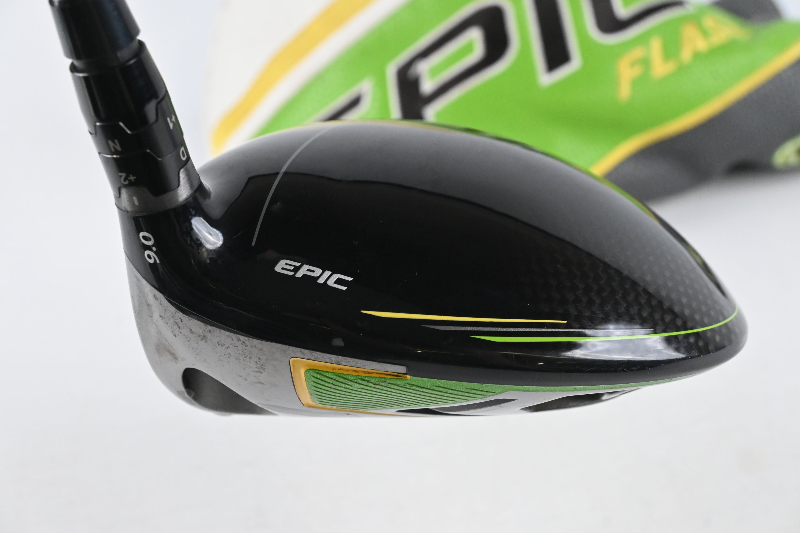 Callaway Epic Flash Sub Zero Driver / 9 Degree / Stiff Flex EvenFlow Green 55