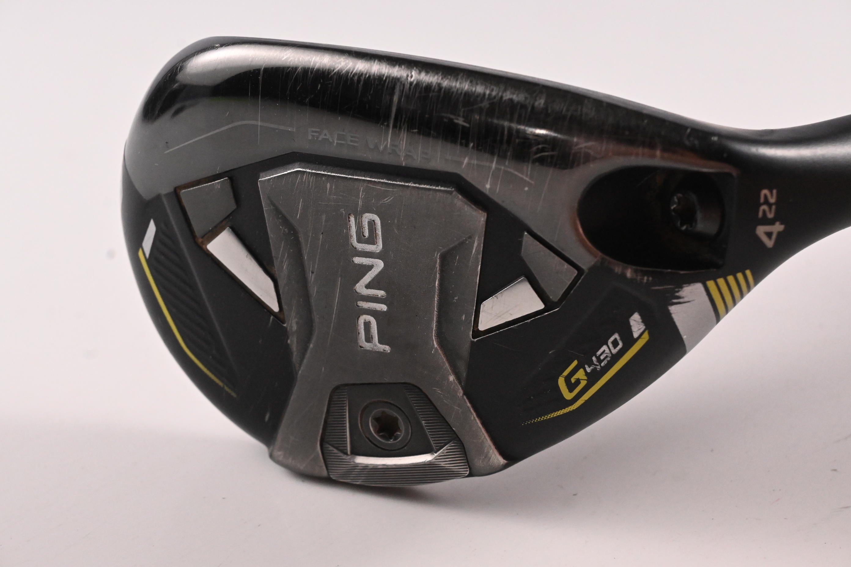 Ping G430 #4 Hybrid / 22 Degree / Stiff Flex Ping Tour Chrome 2.0 85 Shaft