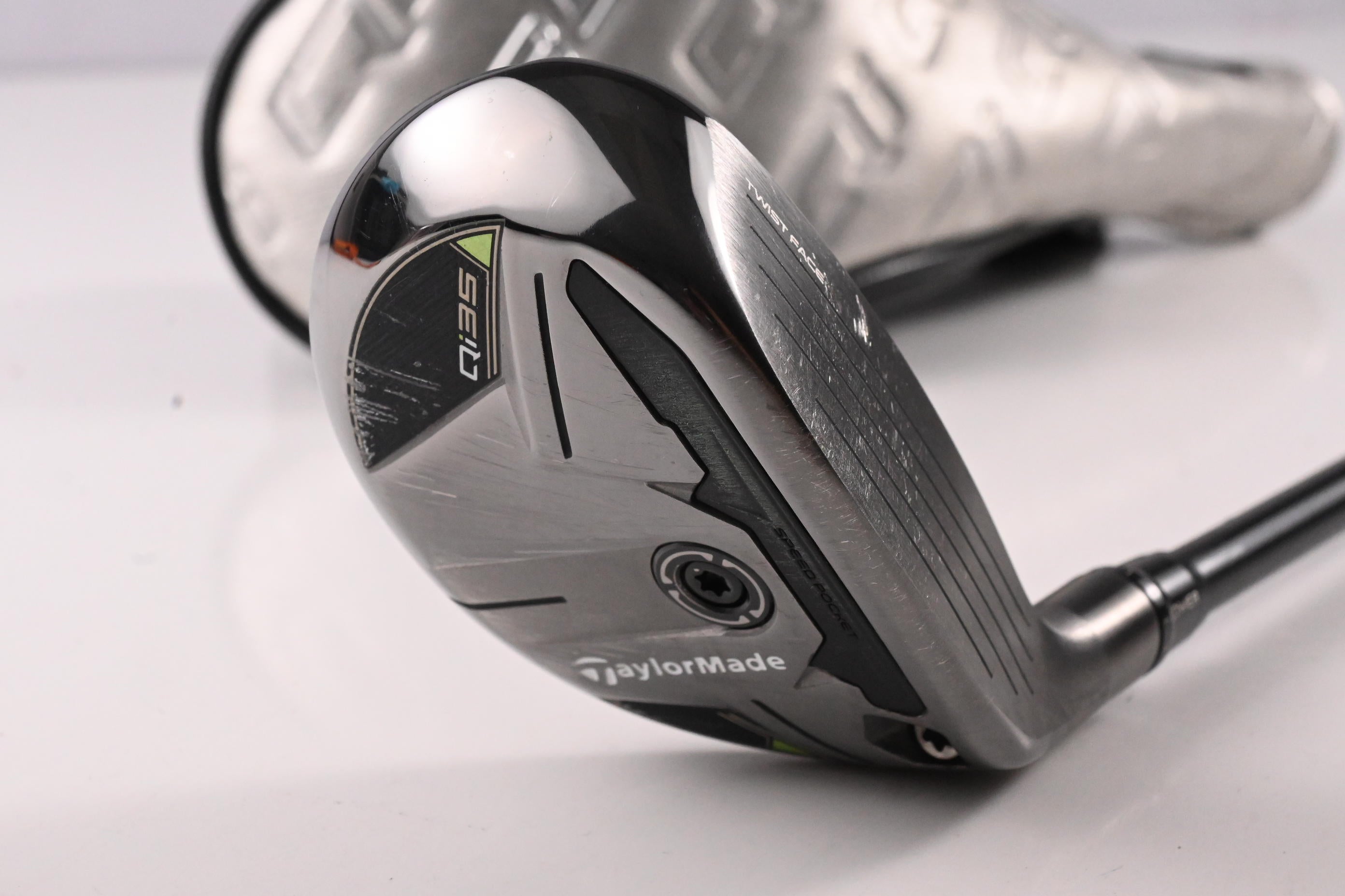 Taylormade Qi35 #3 Hybrid / 19 Degree / Stiff Flex Tensei AV Raw Blue 80 Shaft