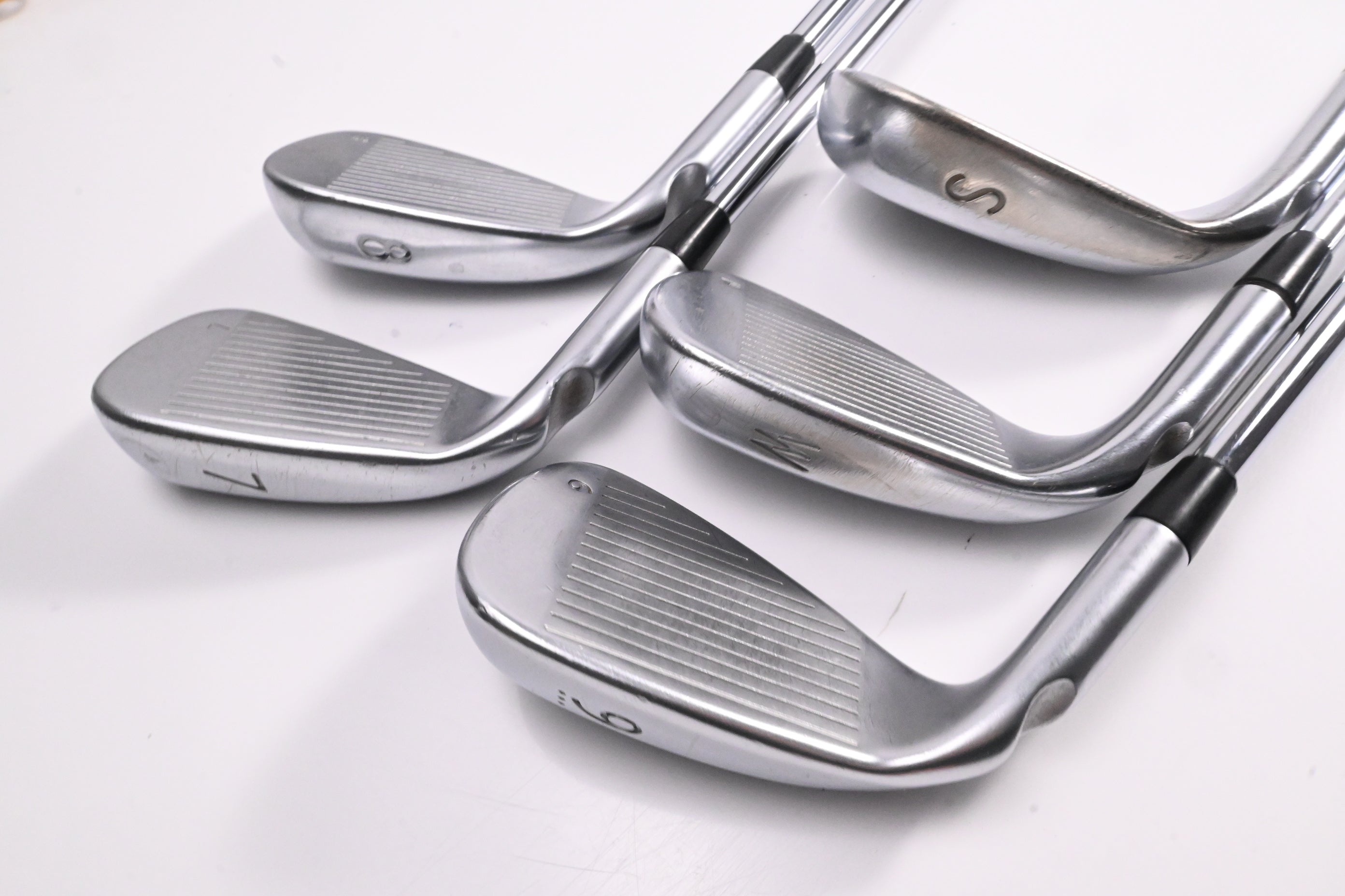 Ping G400 Irons / 7-PW+SW / Blue Dot / Regular Flex Ping CFS Distance Shafts