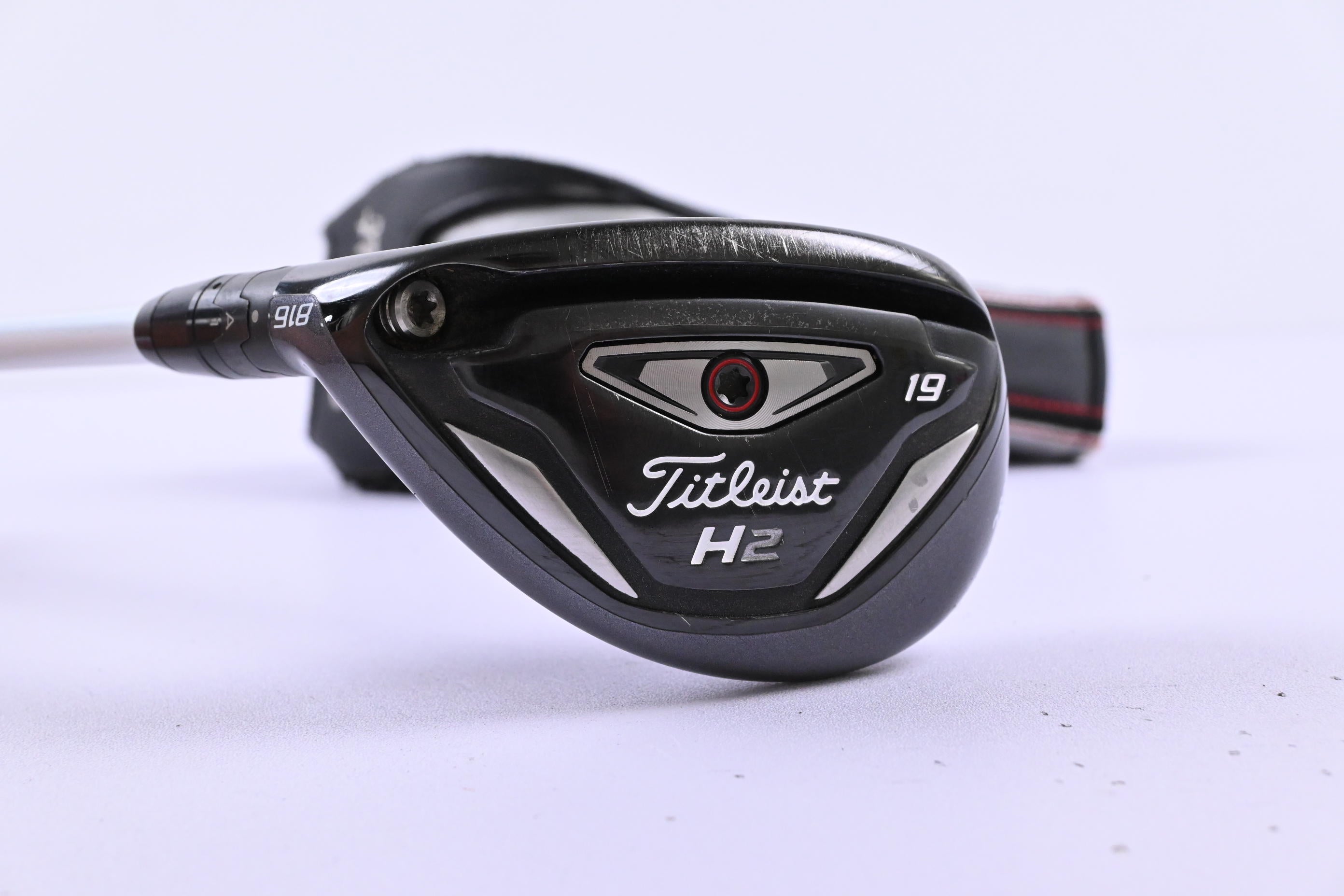 Left Hand Titleist 816 H2 #3 Hybrid / 19 Degree / Stiff Flex Rogue Black 85