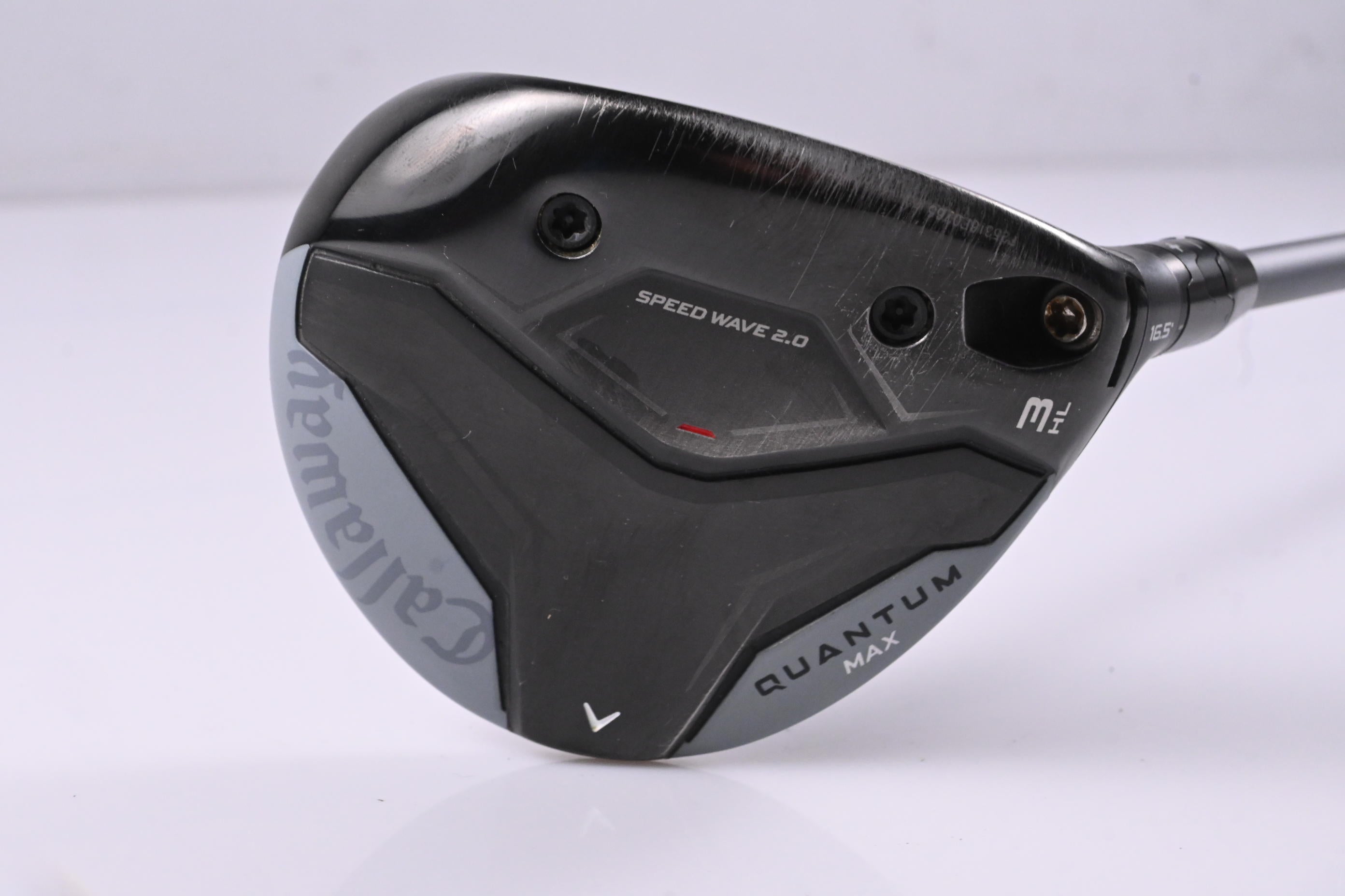 Callaway Quantum Max #3 Wood / 16.5 Degree / Stiff Flex Denali Frost Silver 60