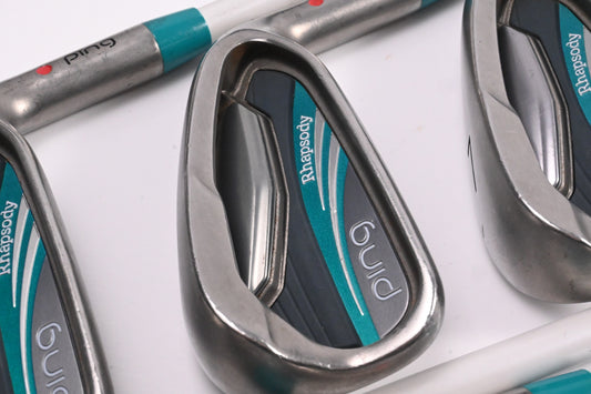 Ladies Ping Rhapsody 2015 Irons / 5-PW+SW / Red Dot / Ladies Flex Ping ULT 220