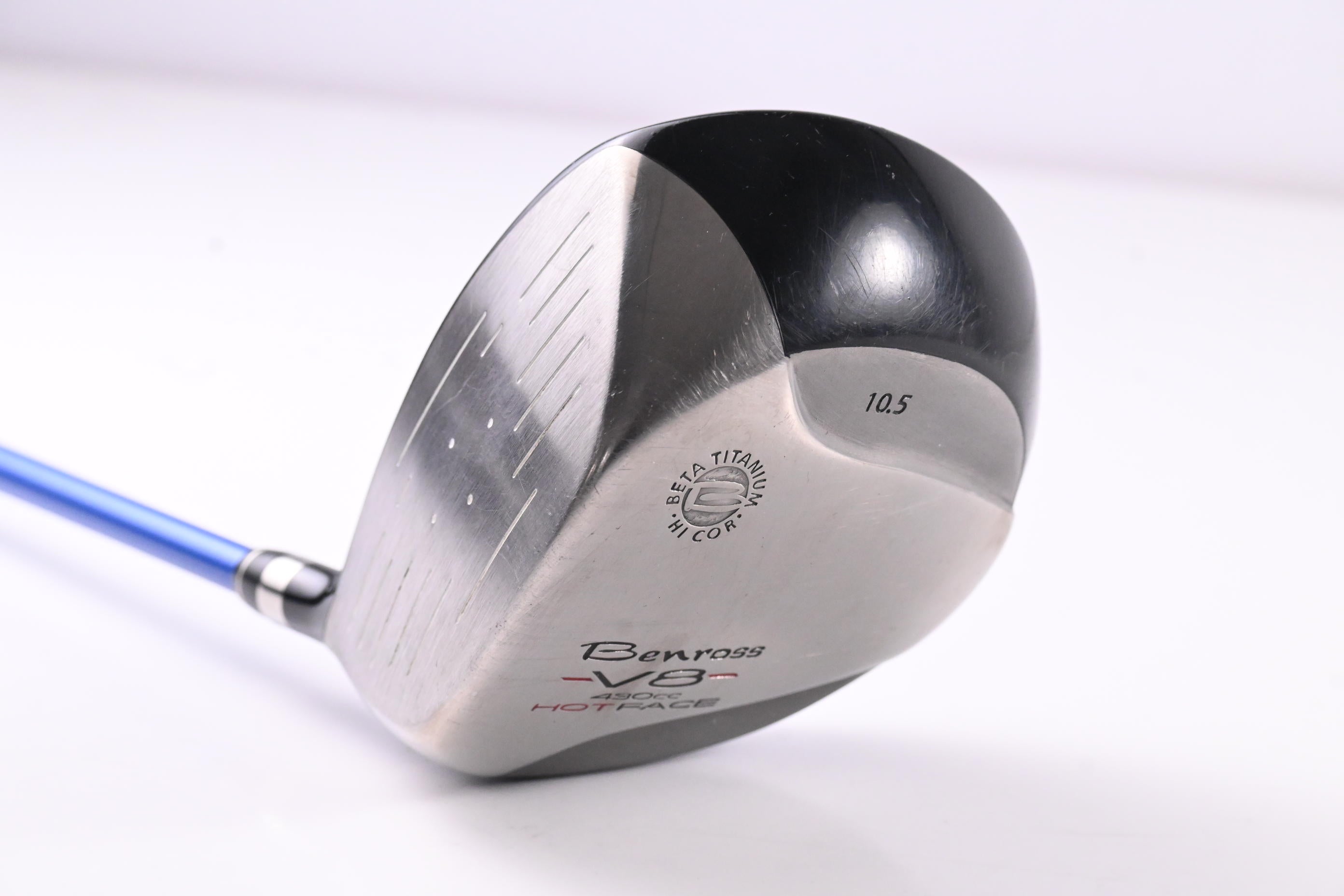 Left Hand Benross V8 Driver / 10.5 Degree / Regular Flex Graffaloy Blue Shaft