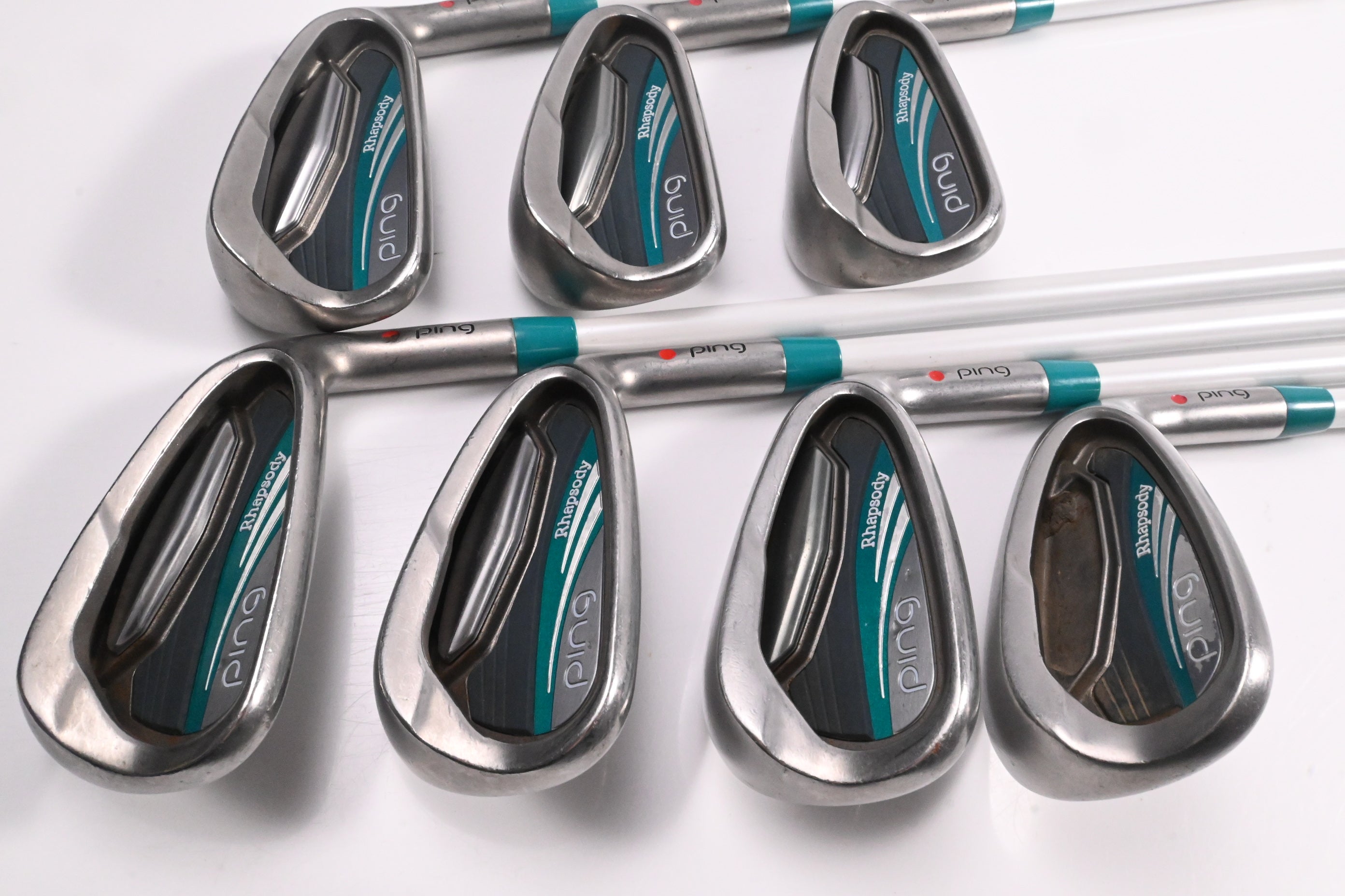 Ladies Ping Rhapsody 2015 Irons / 5-PW+SW / Red Dot / Ladies Flex Ping ULT 220